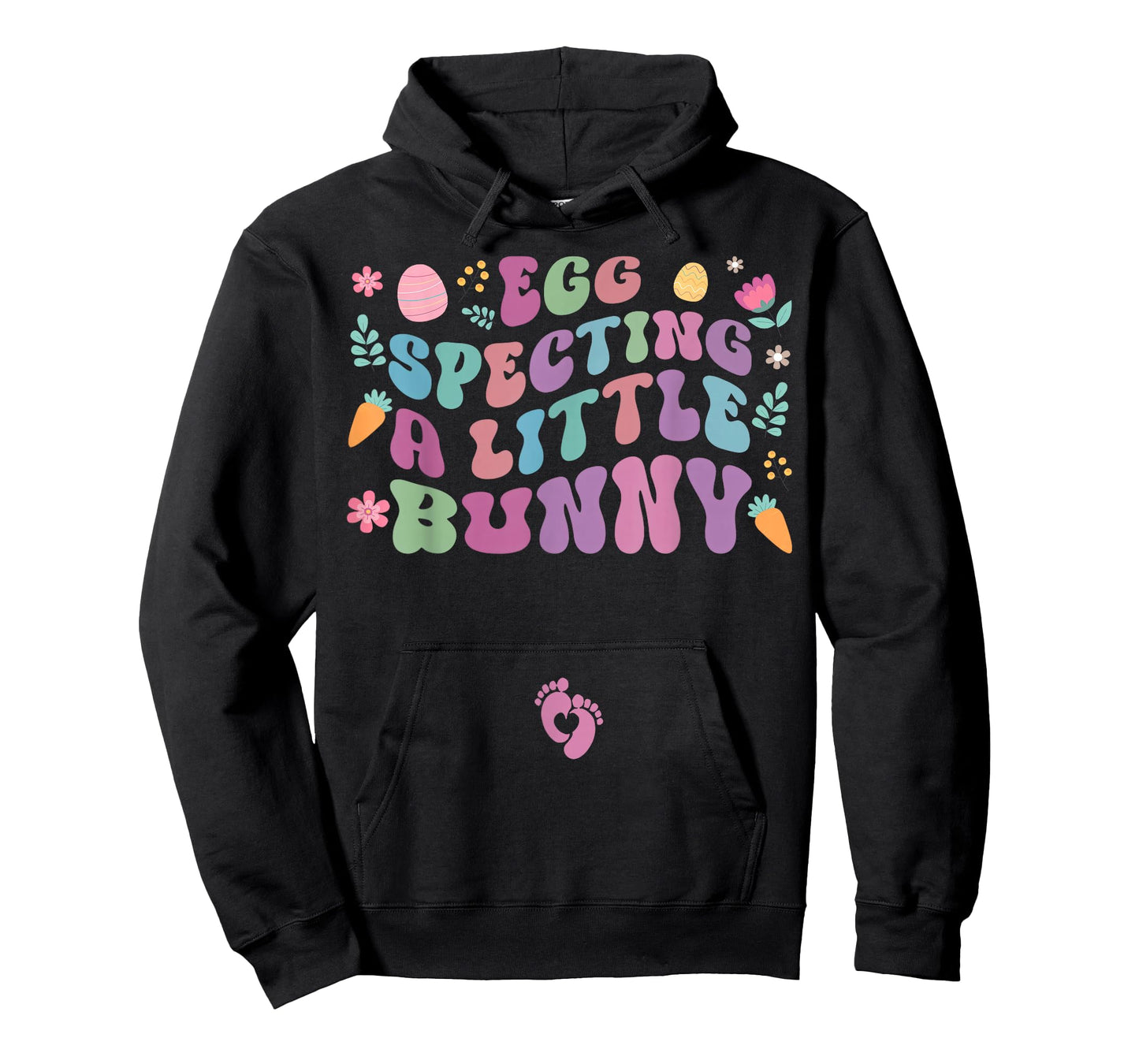 Eggspecting a Little Bunny Easter Day Pregnancy Announcement T-Shirt