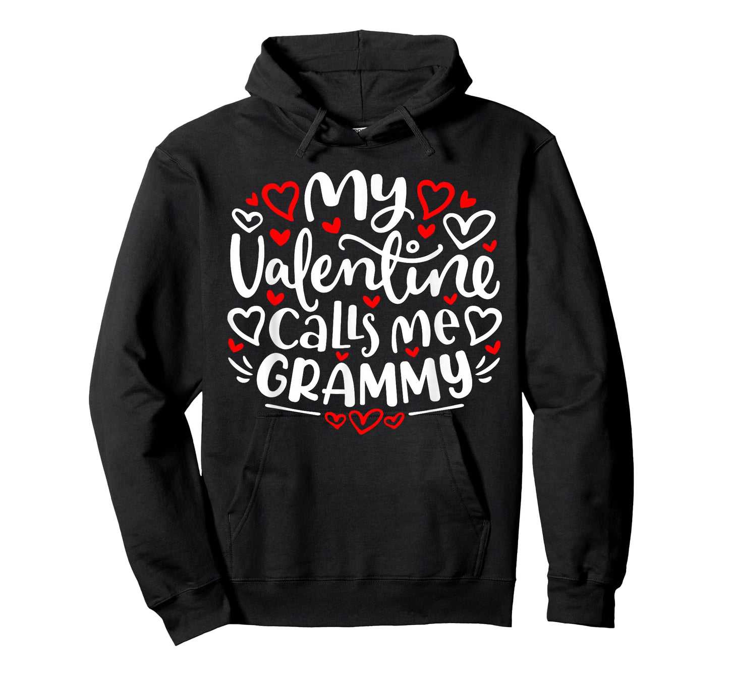 My Valentine Calls Me Grammy Cute Heart Valentine's Day T-Shirt