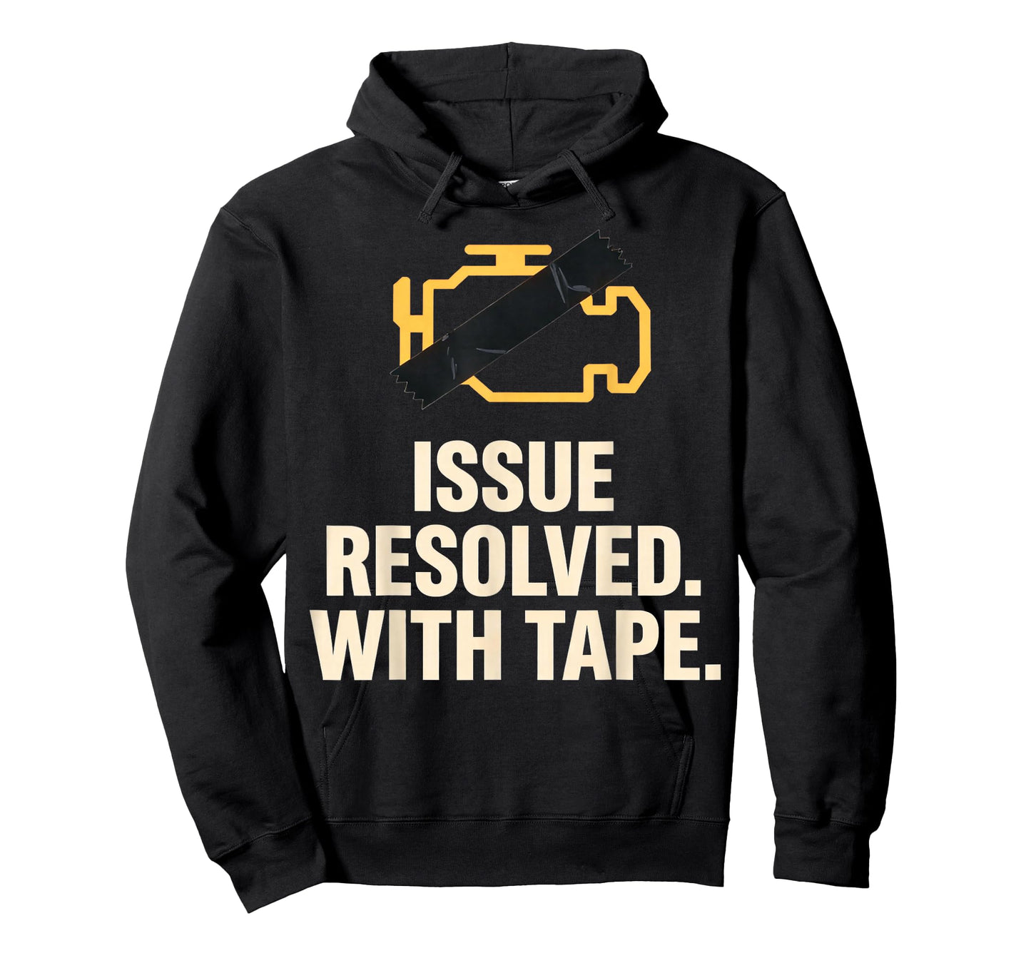 Funny Check Engine Light Tape Repair T-Shirt