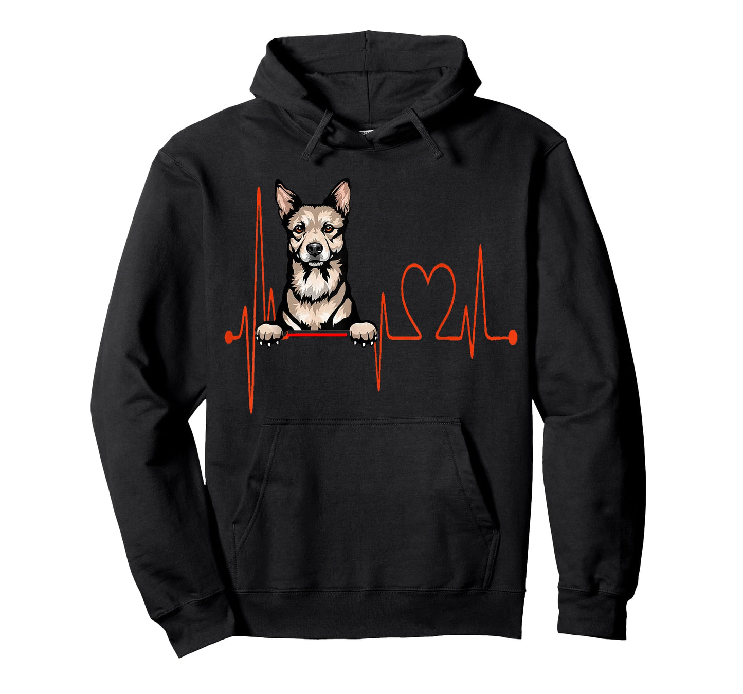 Carolina Dog Heartbeat EKG My Dogs are My Cardio T-Shirt