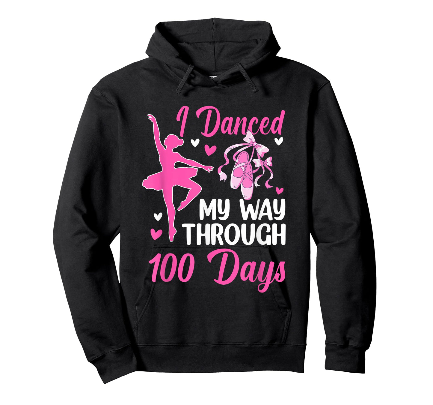 I Danced My Way Through 100 Days Ballet 100 Days of School T-Shirt