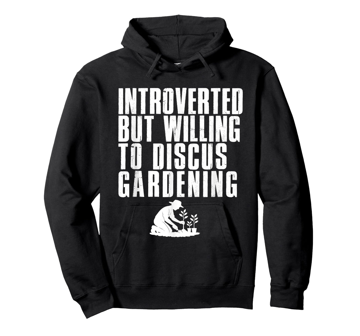 Introverted But Willing to Discuss Gardening Plant Garden T-Shirt