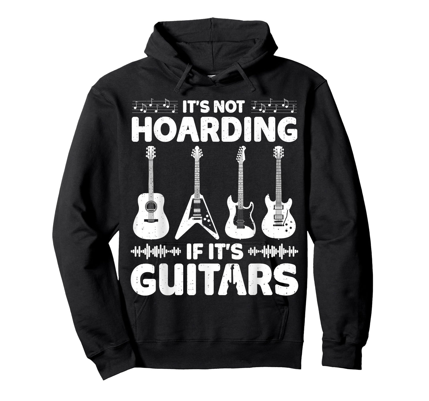 Funny It’s Not Hoarding If It’s Guitars Musician Music Lover T-Shirt