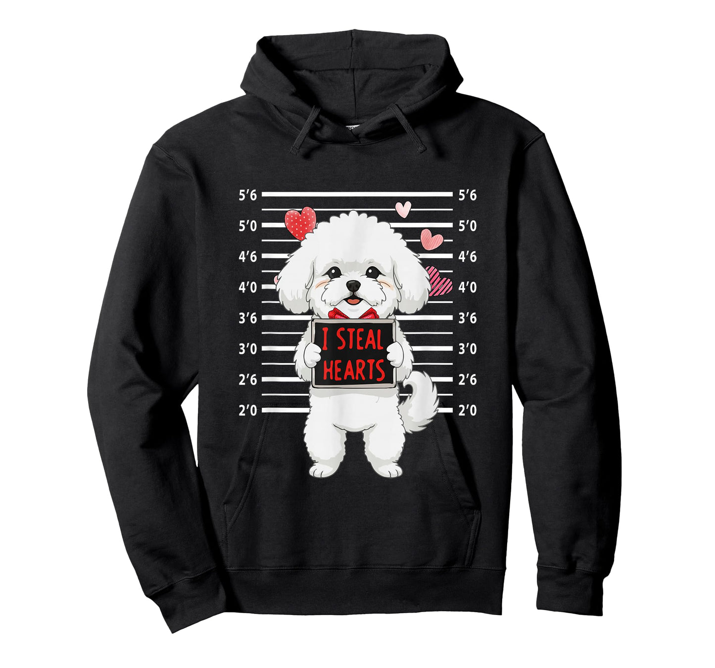 I Steal Cute Hearts Valentine's Day Bichon Frise Lover Owner T-Shirt
