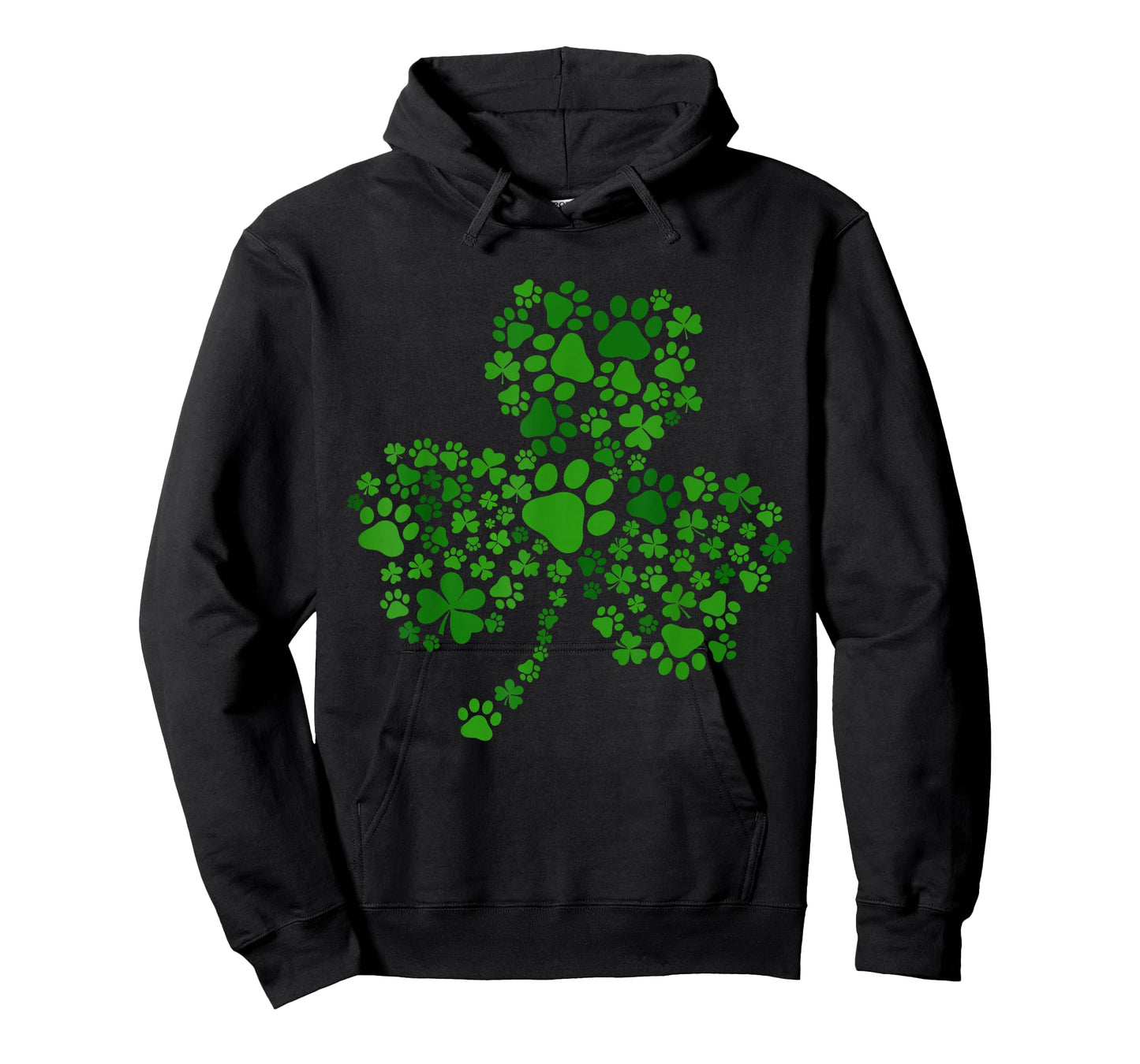 Dog Paw Shamrock St Patricks Day Dog Lover Irish Pet Lover T-Shirt