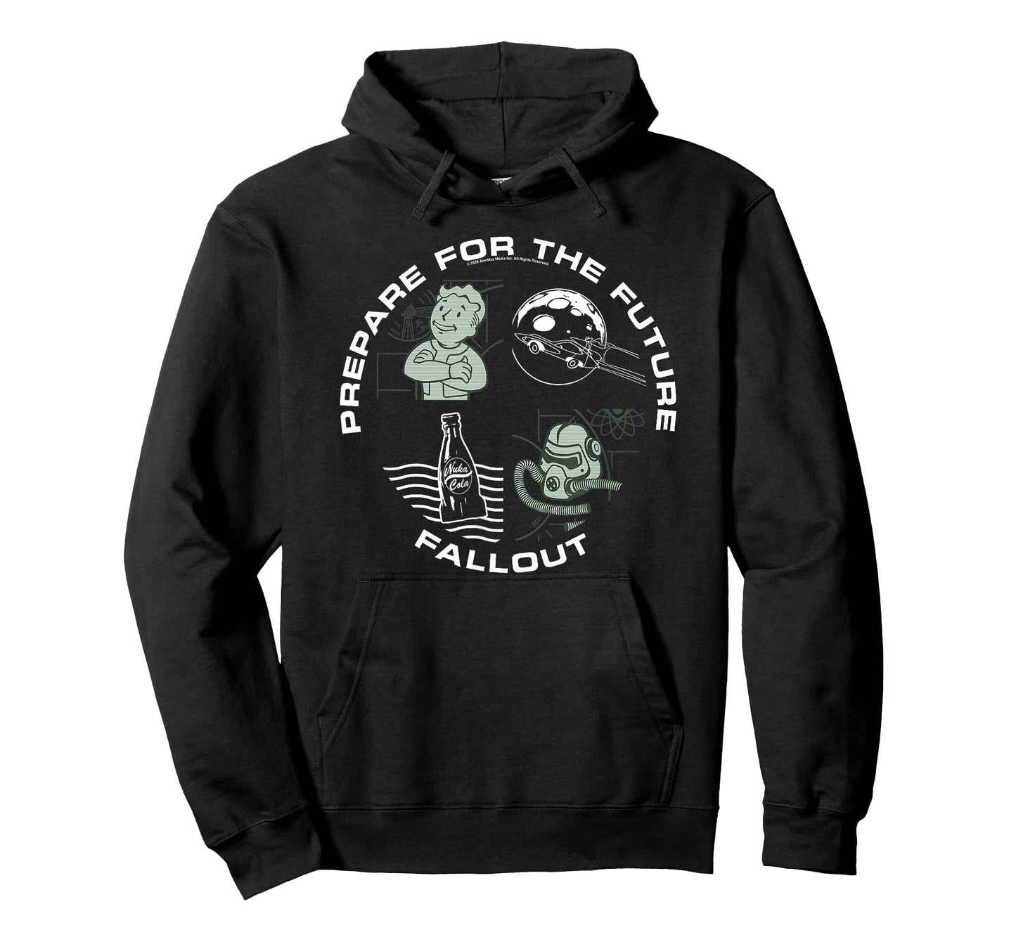 Fallout Retro Space Age Prepare for The Future Video Game T-Shirt