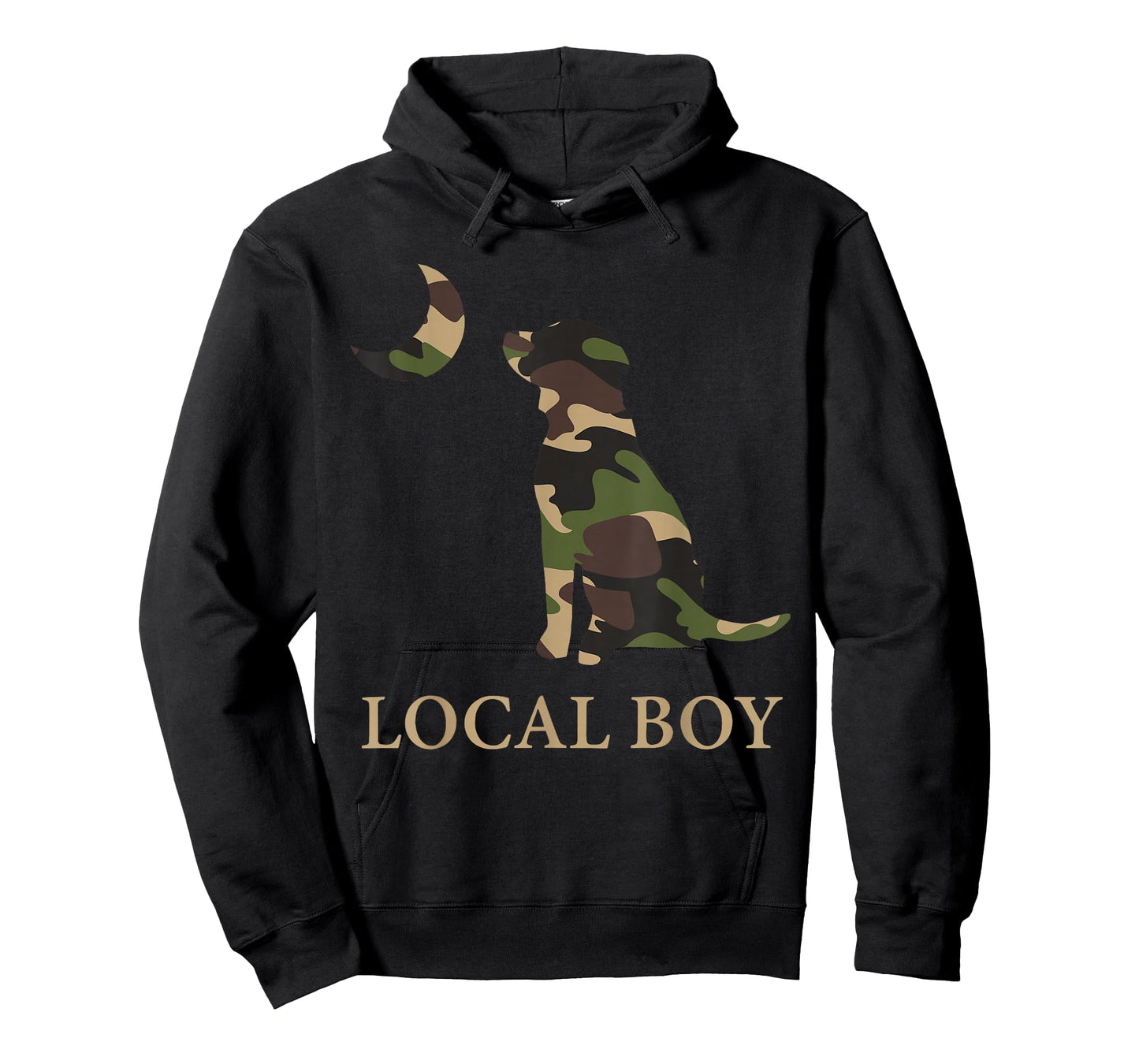 Camo Southern Local Boy Duck Hunting Black Lab Outdoor Men T-Shirt