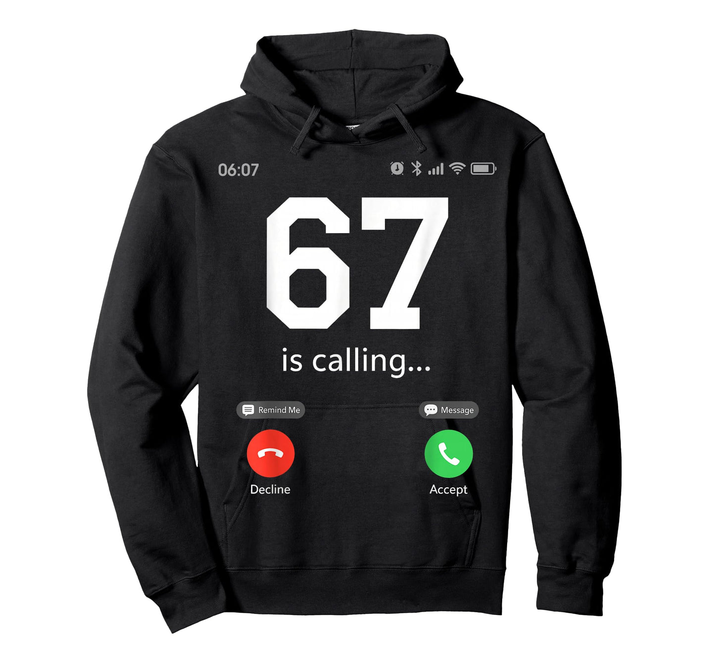 67 is Calling 6-7 Meme Kids Six Seven Youth Funny 6 7 T-Shirt
