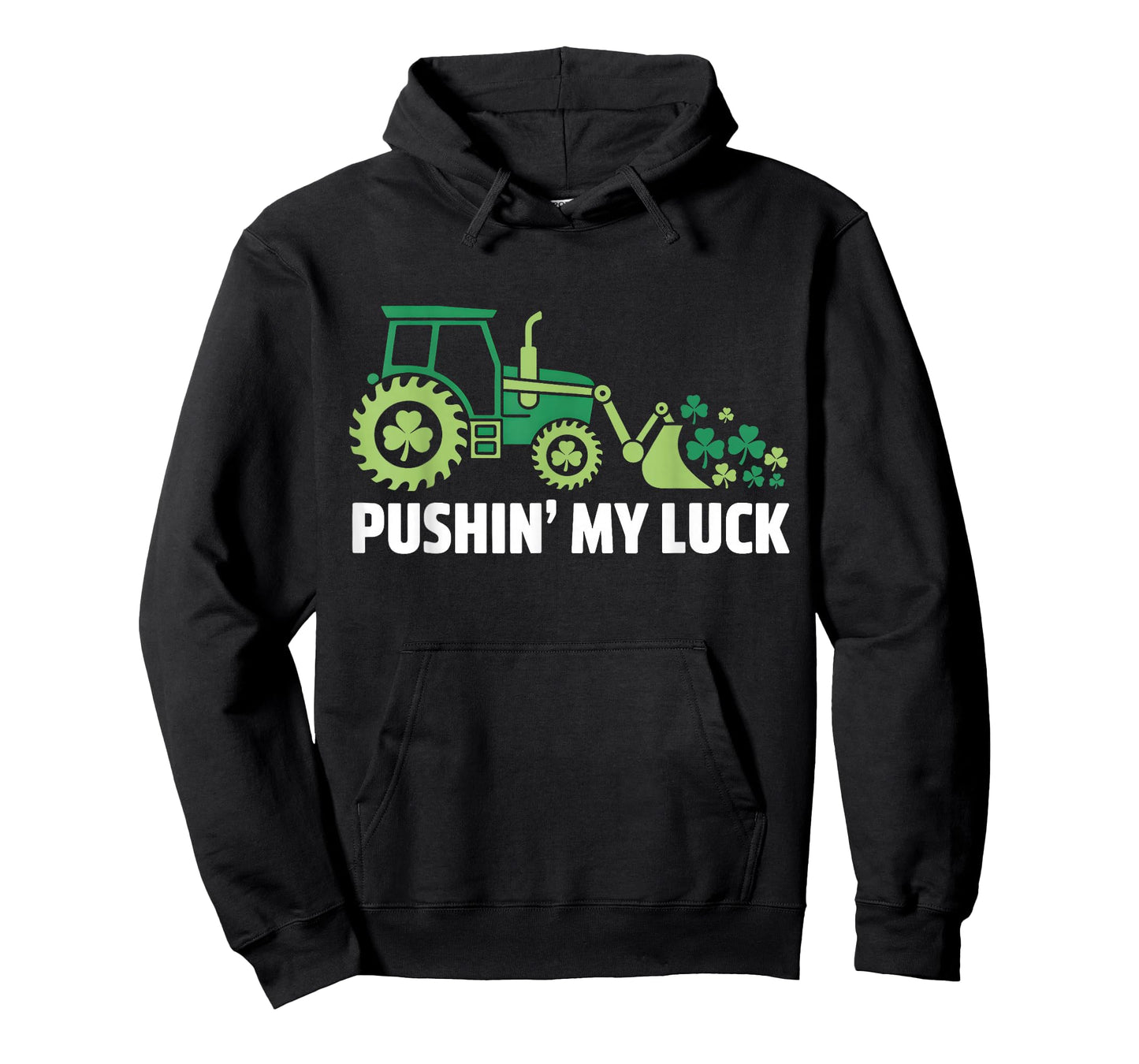 Pushing My Luck Tractor Truck St Patricks Day Toddler Boys T-Shirt