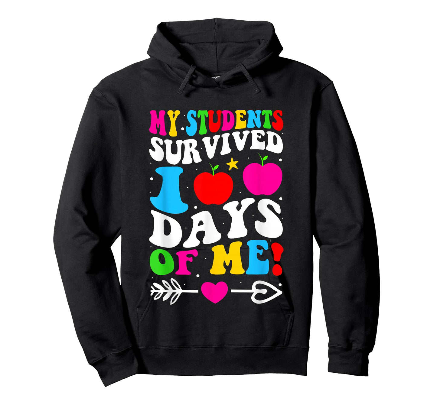 My Students Survived 100 Days of Me 100th Day Girl Boy Kid T-Shirt