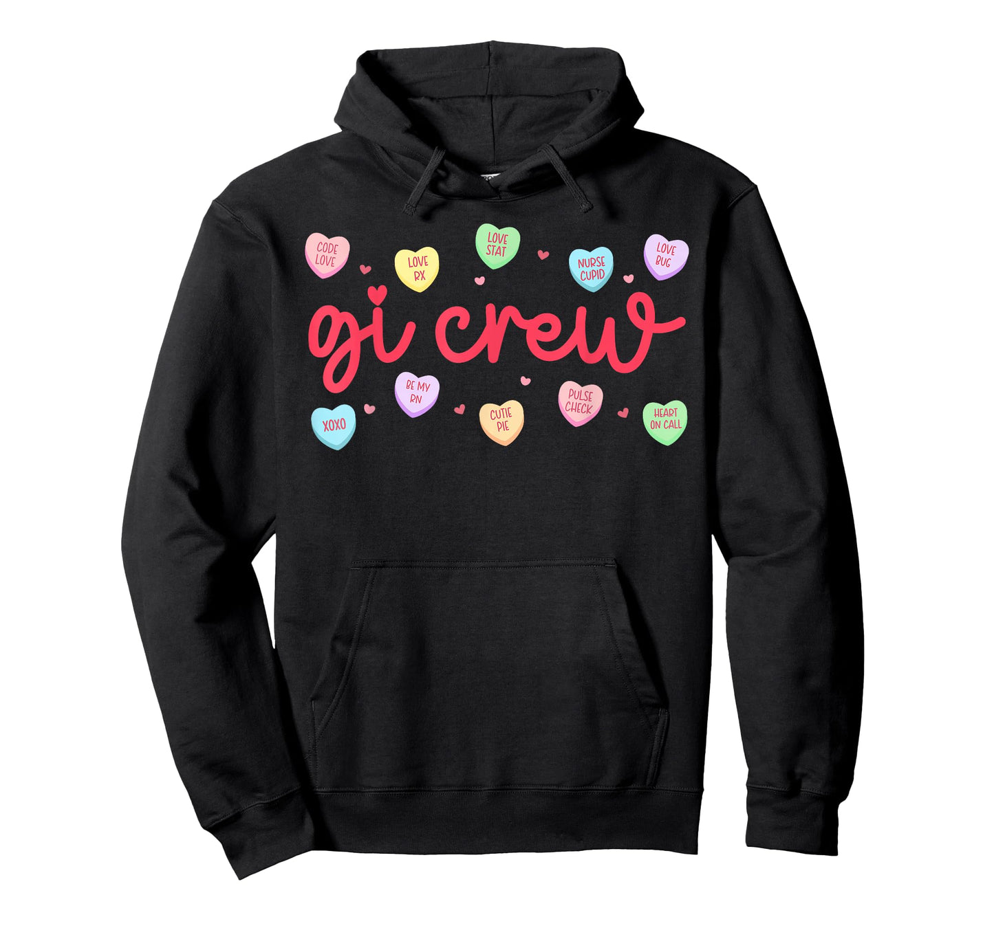 GI Crew Heart Valentine Day Gastroenterology Endoscopy Tech T-Shirt