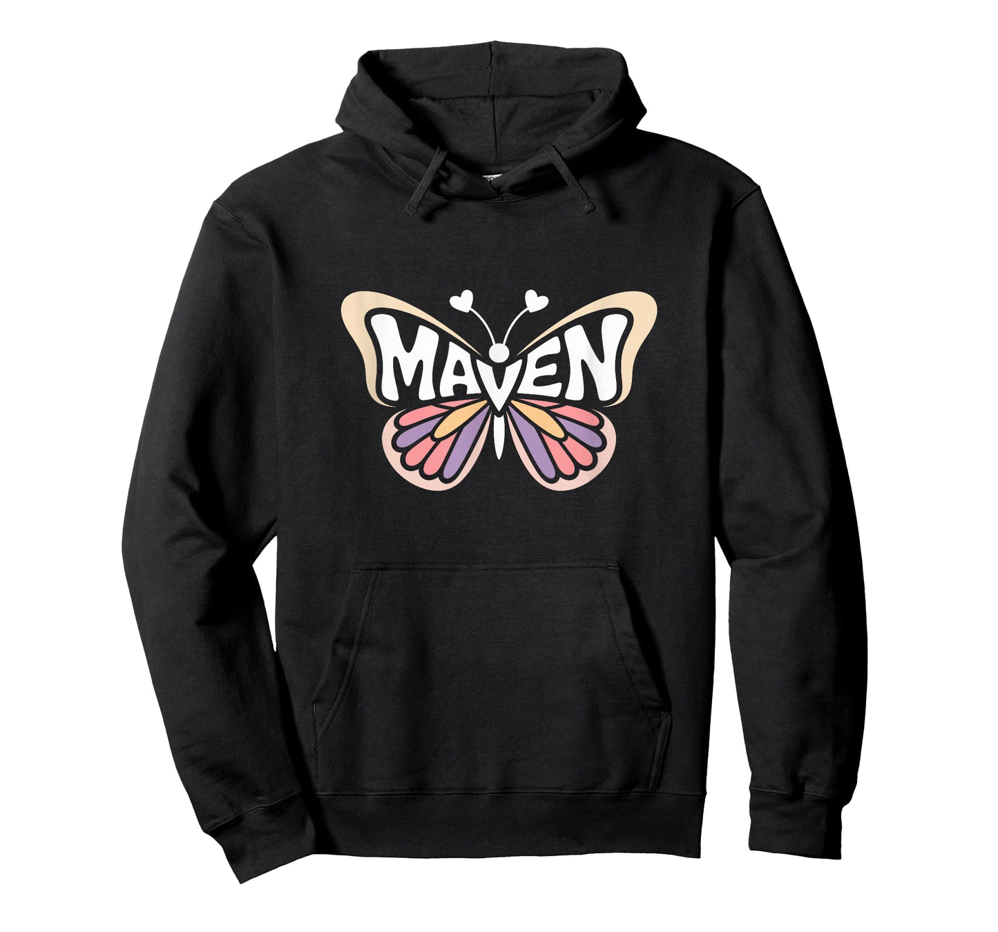 Maven Butterfly - Personalized Cute Name Word Art T-Shirt