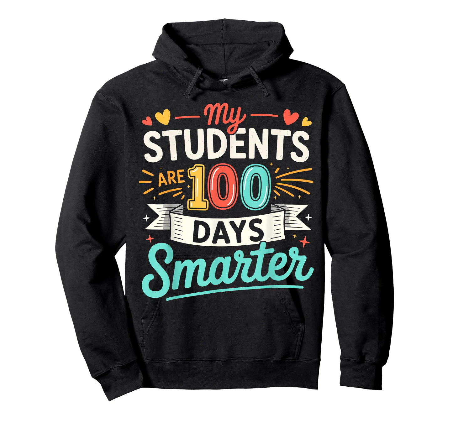 Groovy My Students are 100 Days Smarter 100th Day of School T-Shirt