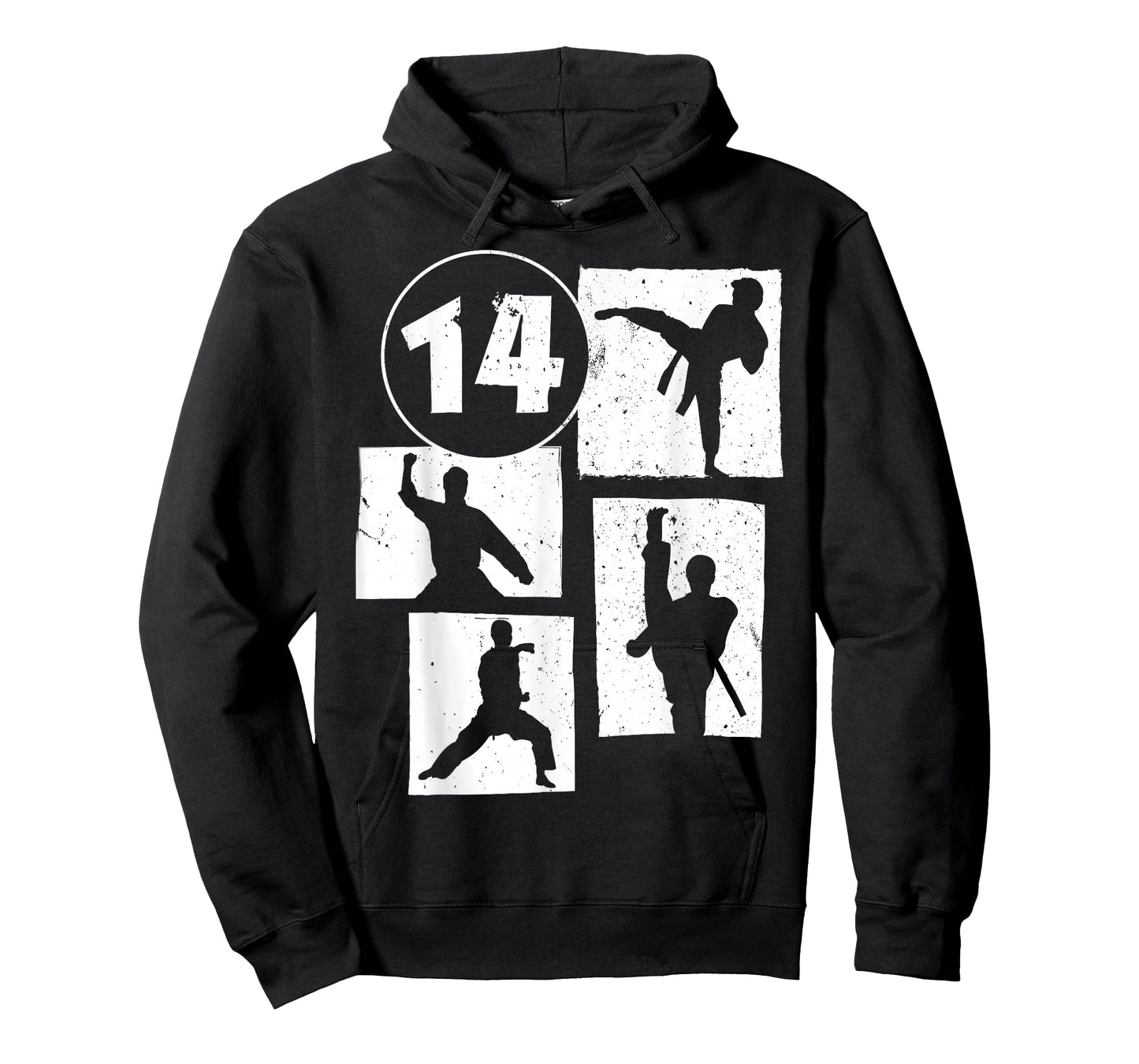 14th Birthday Karate Taekwondo 14 Years Old Boy Martial Arts T-Shirt