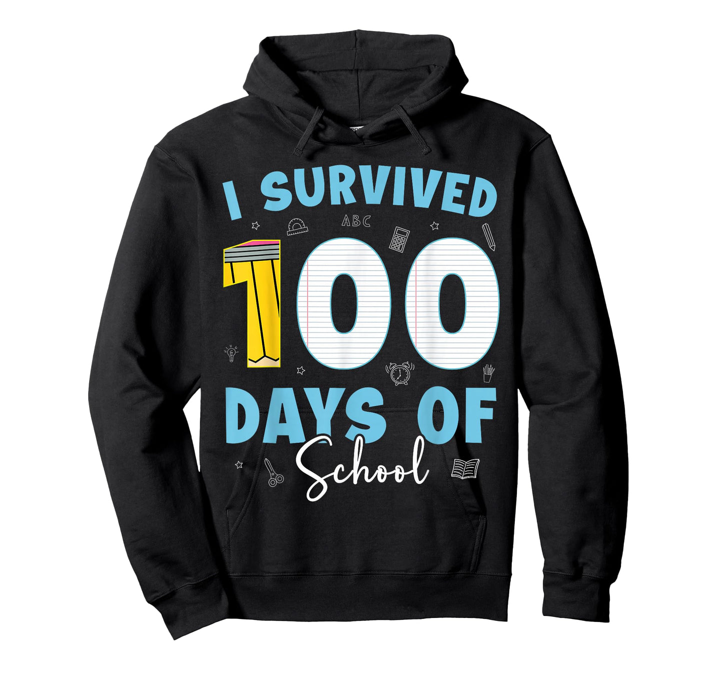 I Survived 100 Days of School Teachers Students 100th Day T-Shirt