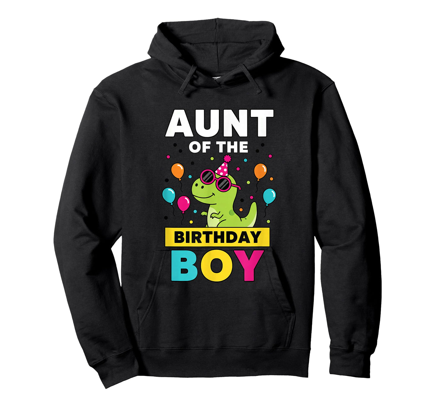 Aunt of The Birthday Boy Dinosaur Party T-Shirt