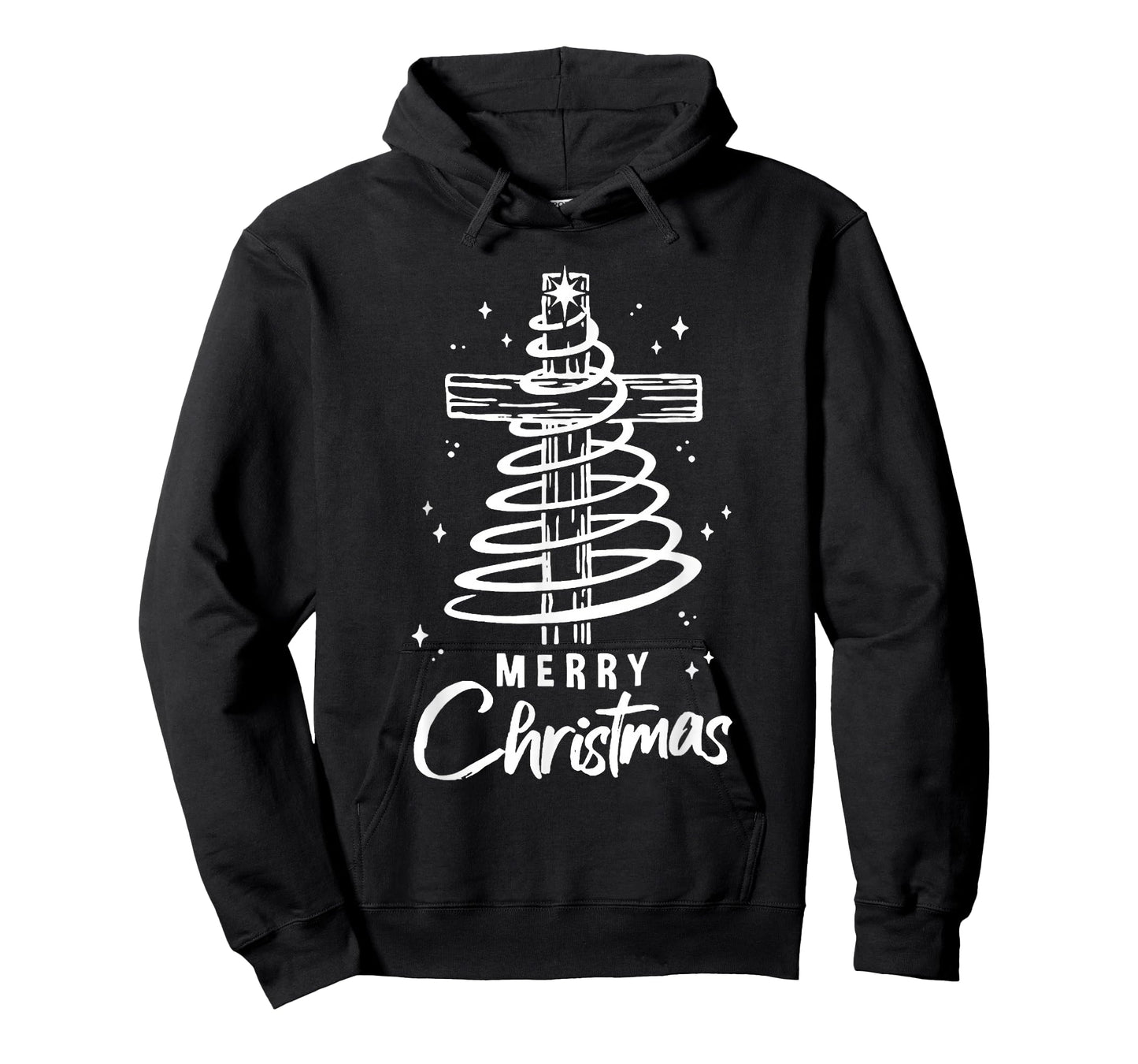 Merry Christmas, Christmas Tree, Jesus Cross Christmas Tree T-Shirt
