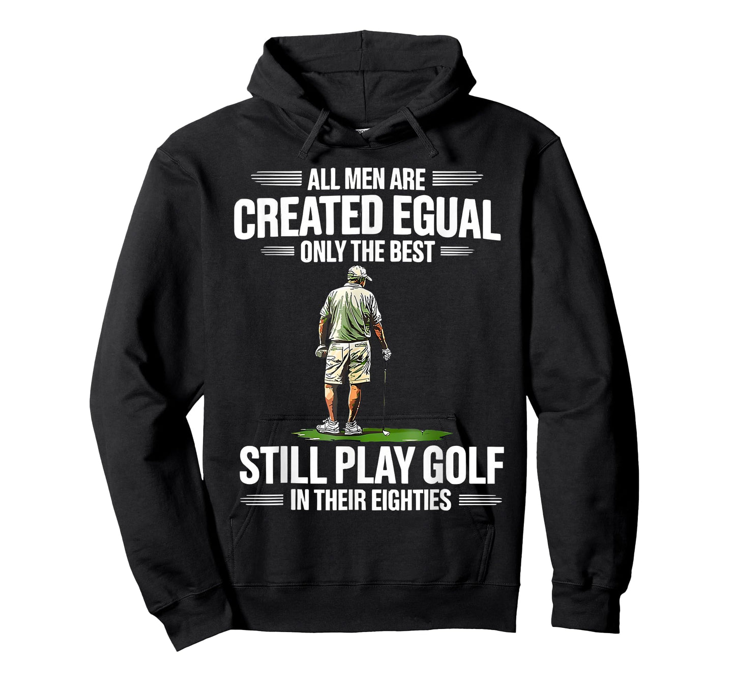 Best Men Play Golf Eighties Golfer Golfing Funny T-Shirt