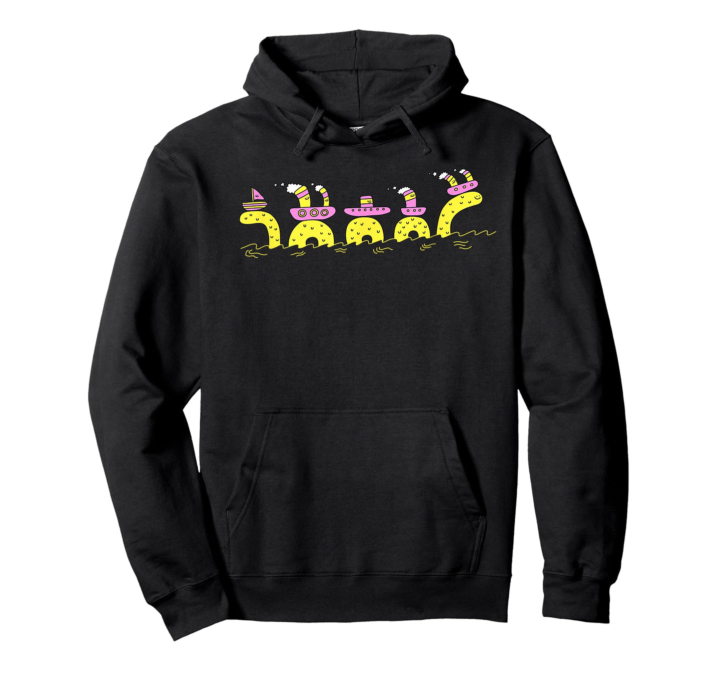 Threadless Porky Roebuck Lochness Monster Graphic T-Shirt