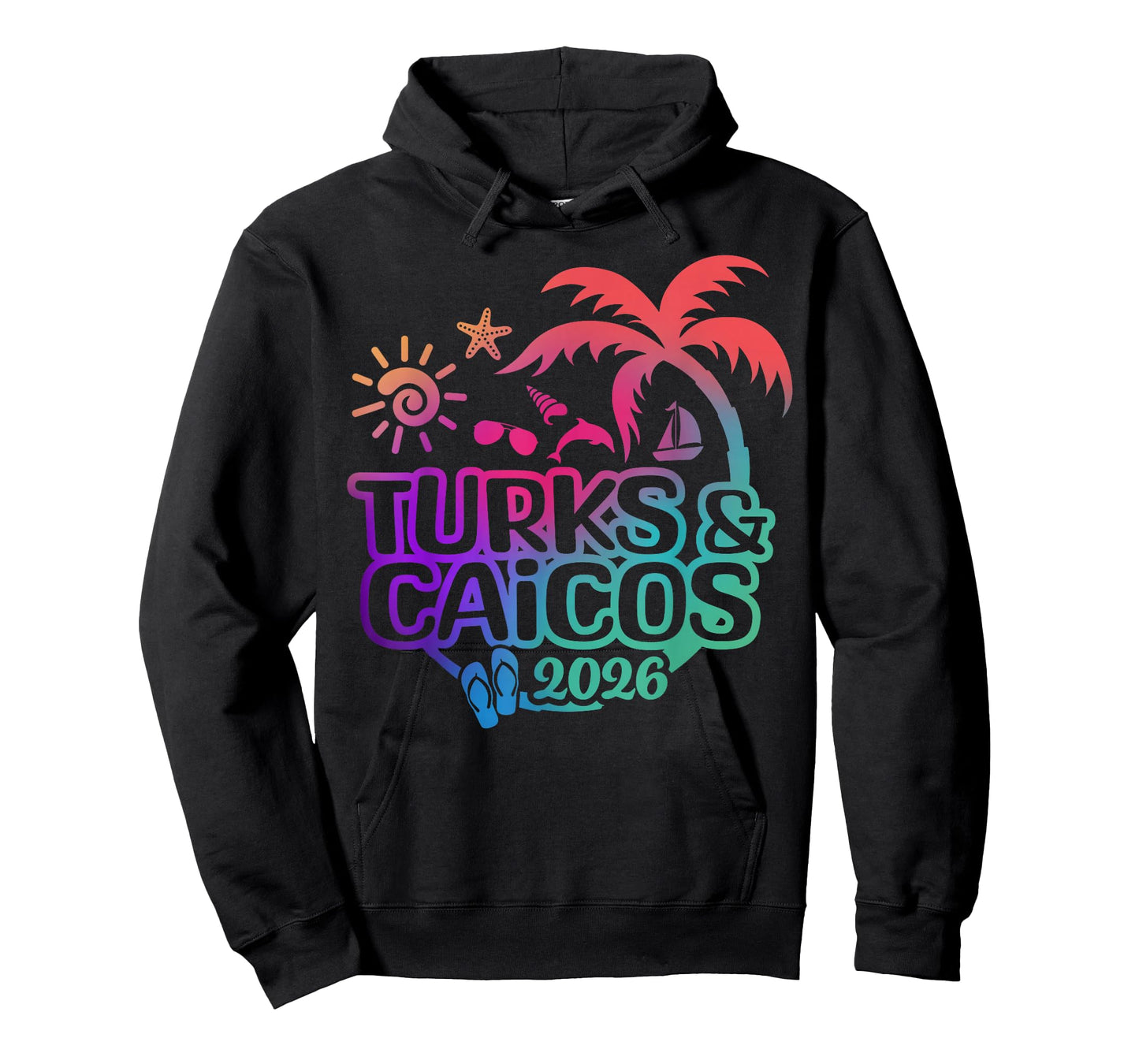 Turks-and-Caicos 2026 Cruise Vacation Family Summer Tie Dye T-Shirt