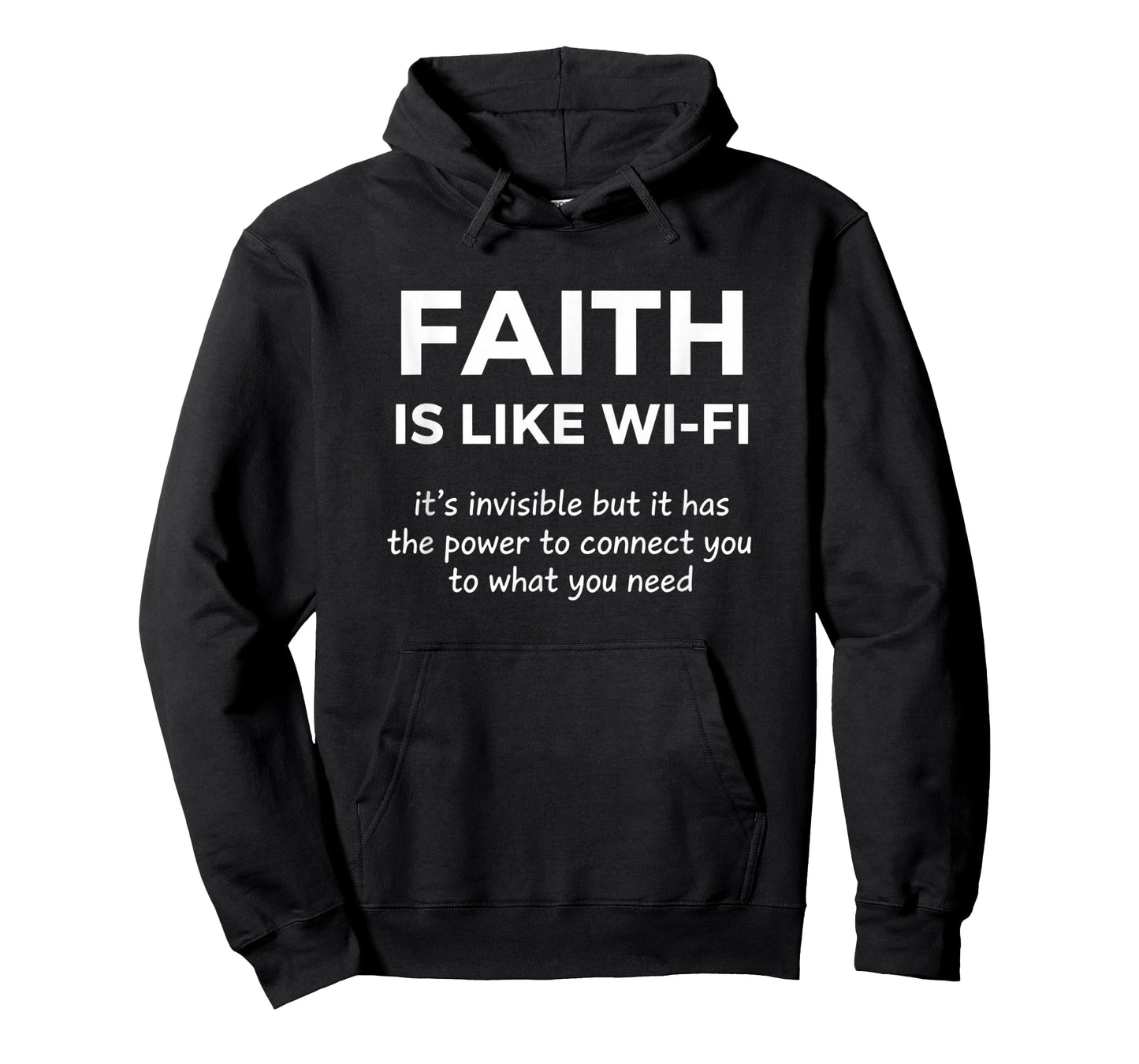 Christian Faith is Like WiFi, Inspirational Faith Saying T-Shirt