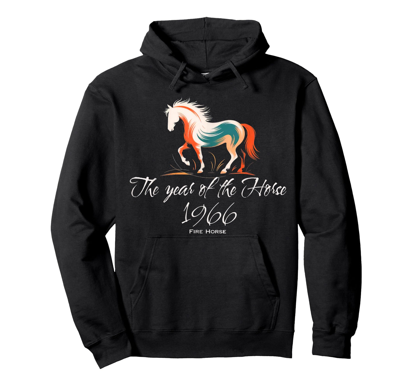 Year of The Horse 1966 Fire Horse 1966 Birthday Design T-Shirt