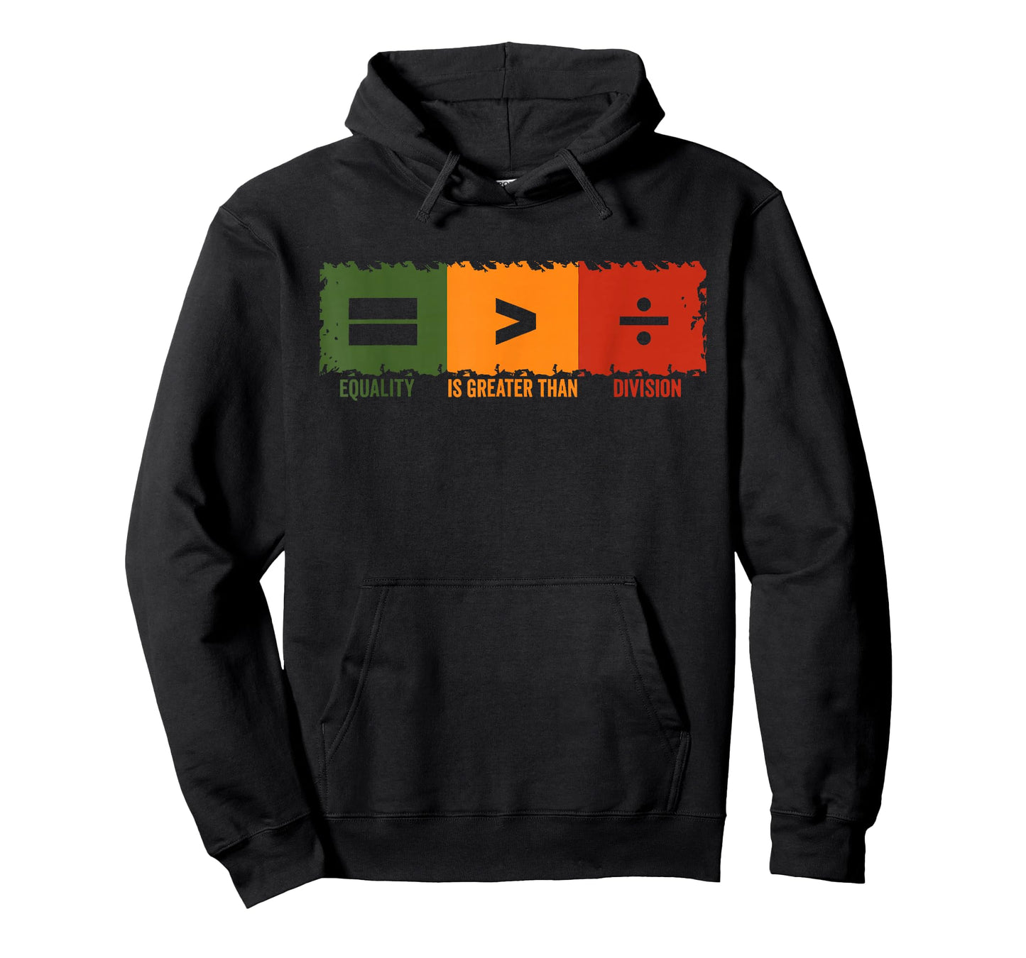 Equality is Better Than Division Black History Month Design T-Shirt