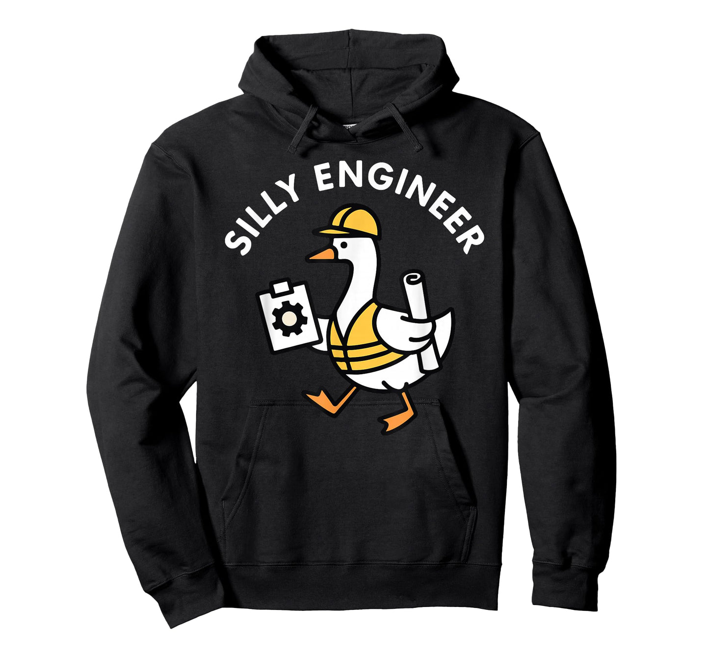 Funny Silly Engineer Goose Engineering Humor Design T-Shirt