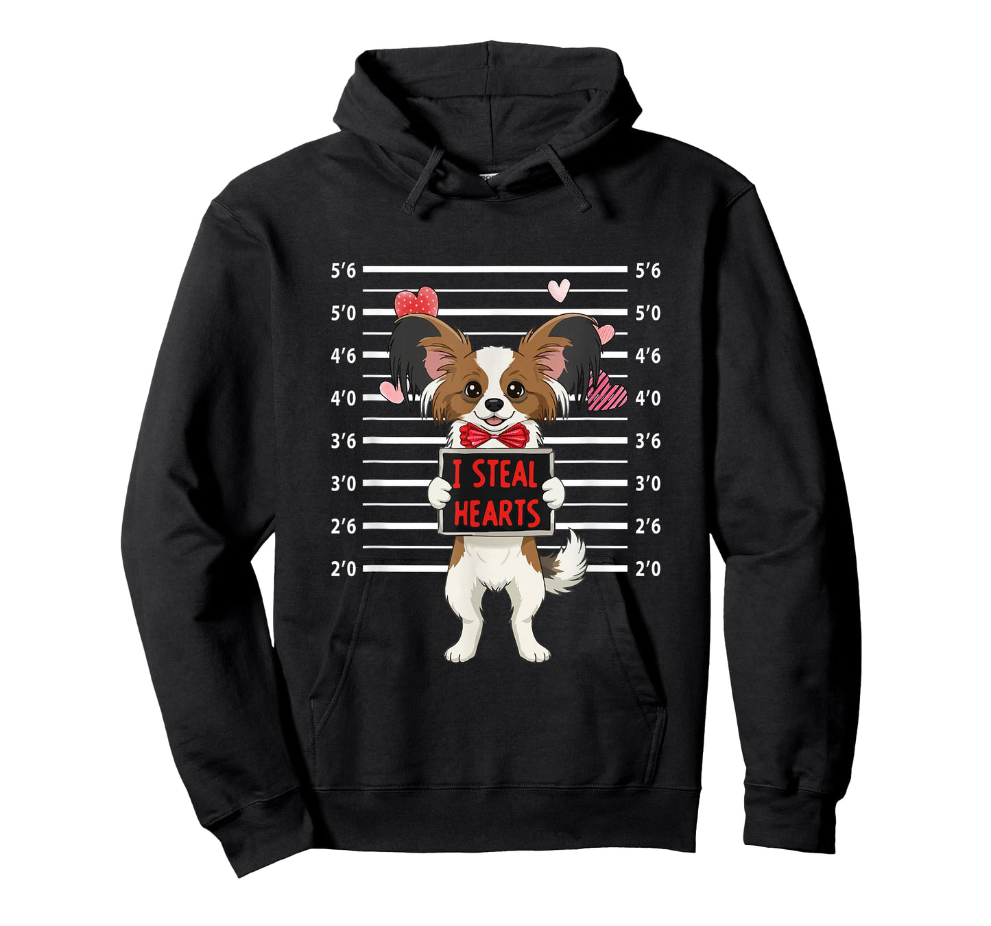 I Steal Cute Hearts Valentine's Day Papillon Lover Owner T-Shirt