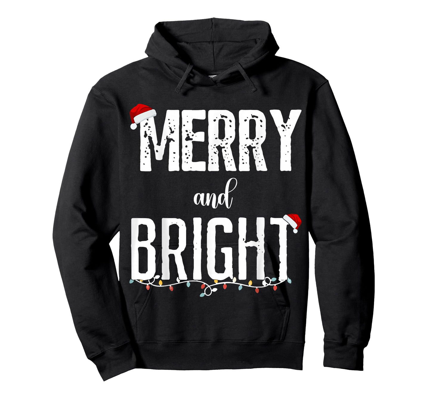 I'm Trying to Feel Merry and Bright Xmas Matching Couple T-Shirt