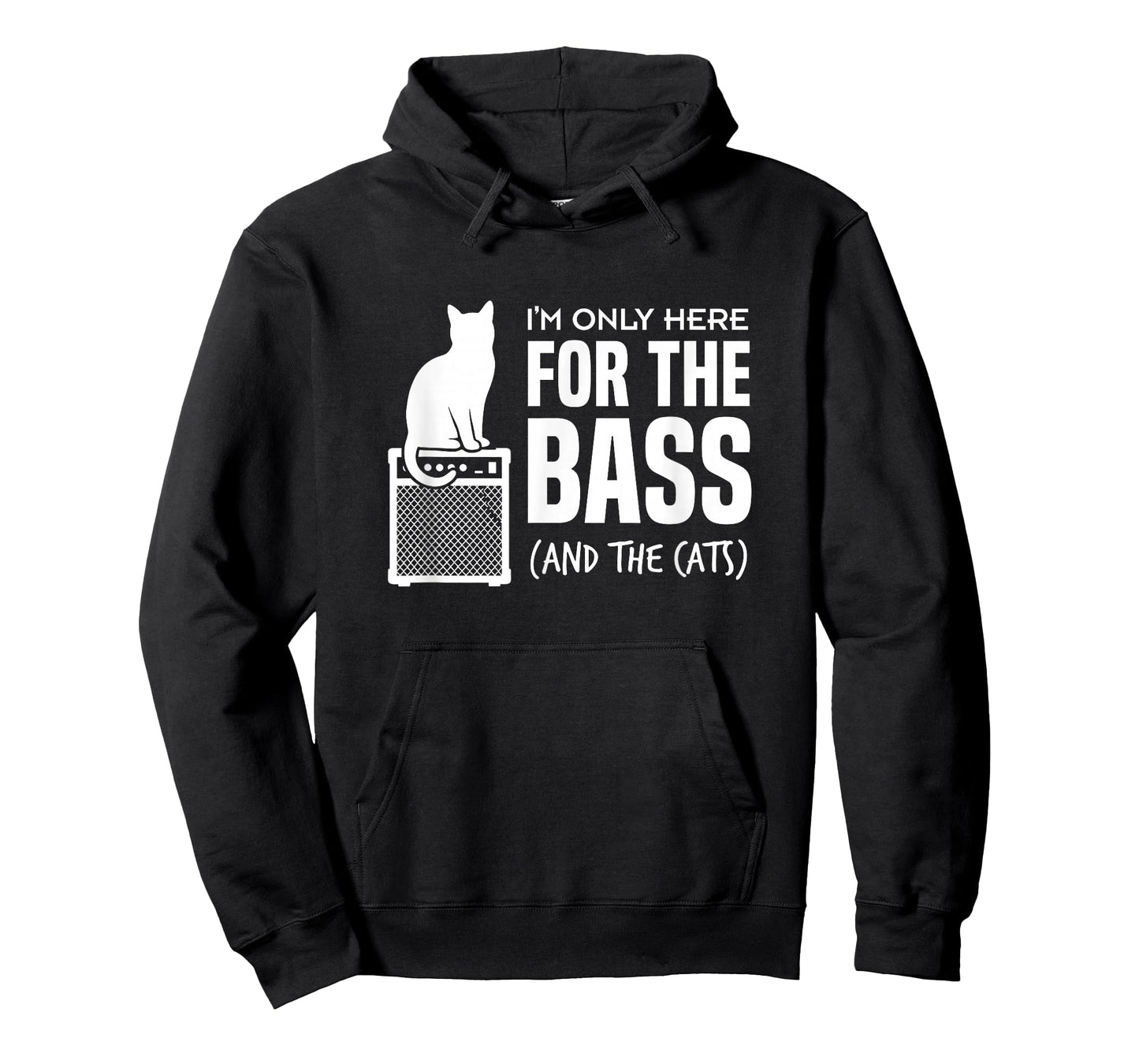 Im Only Here for The Bass and The Cats Bassist Player Cat T-Shirt