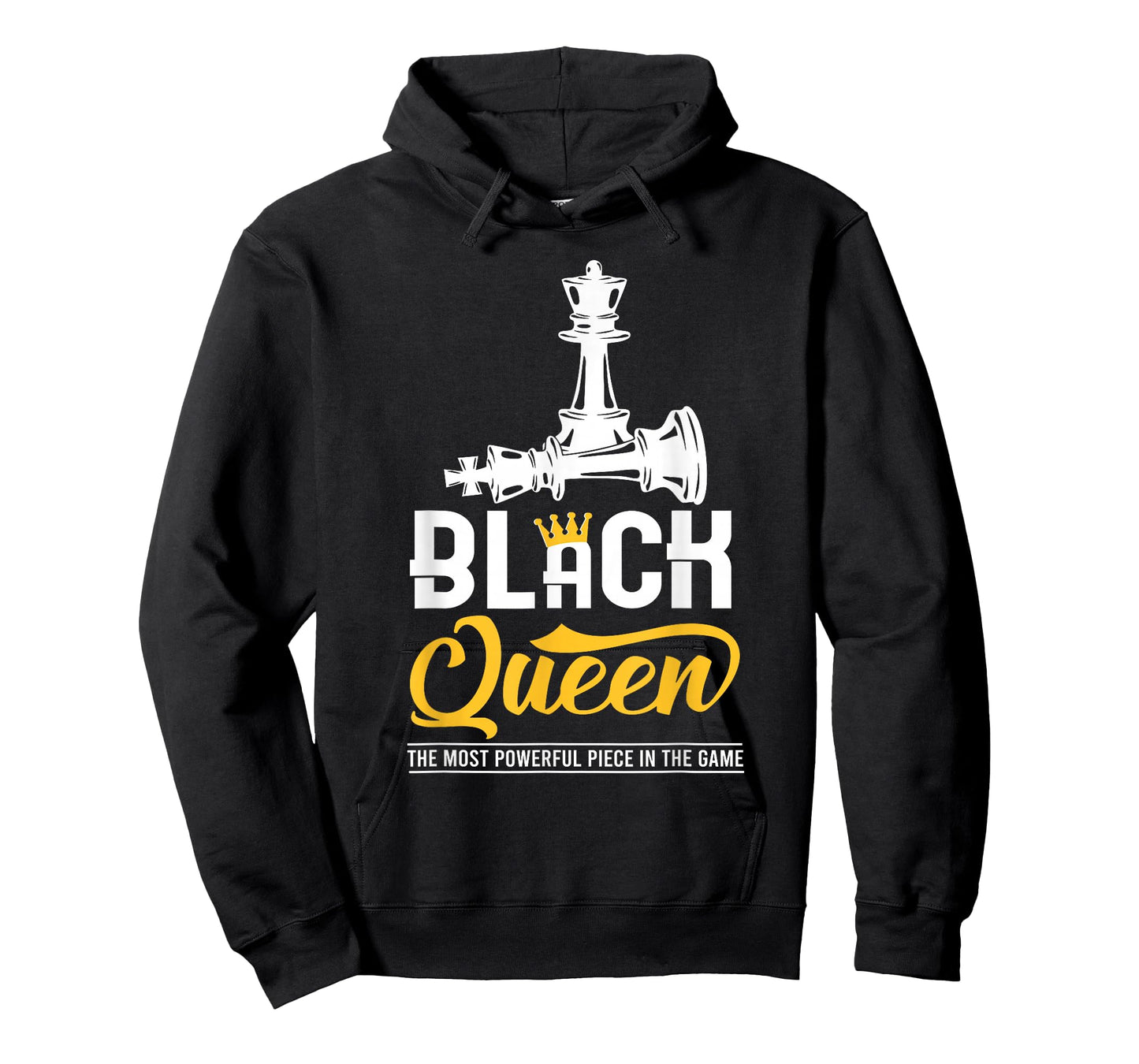 Black Queen The Most Powerful Piece in The Game Melanin Girl T-Shirt