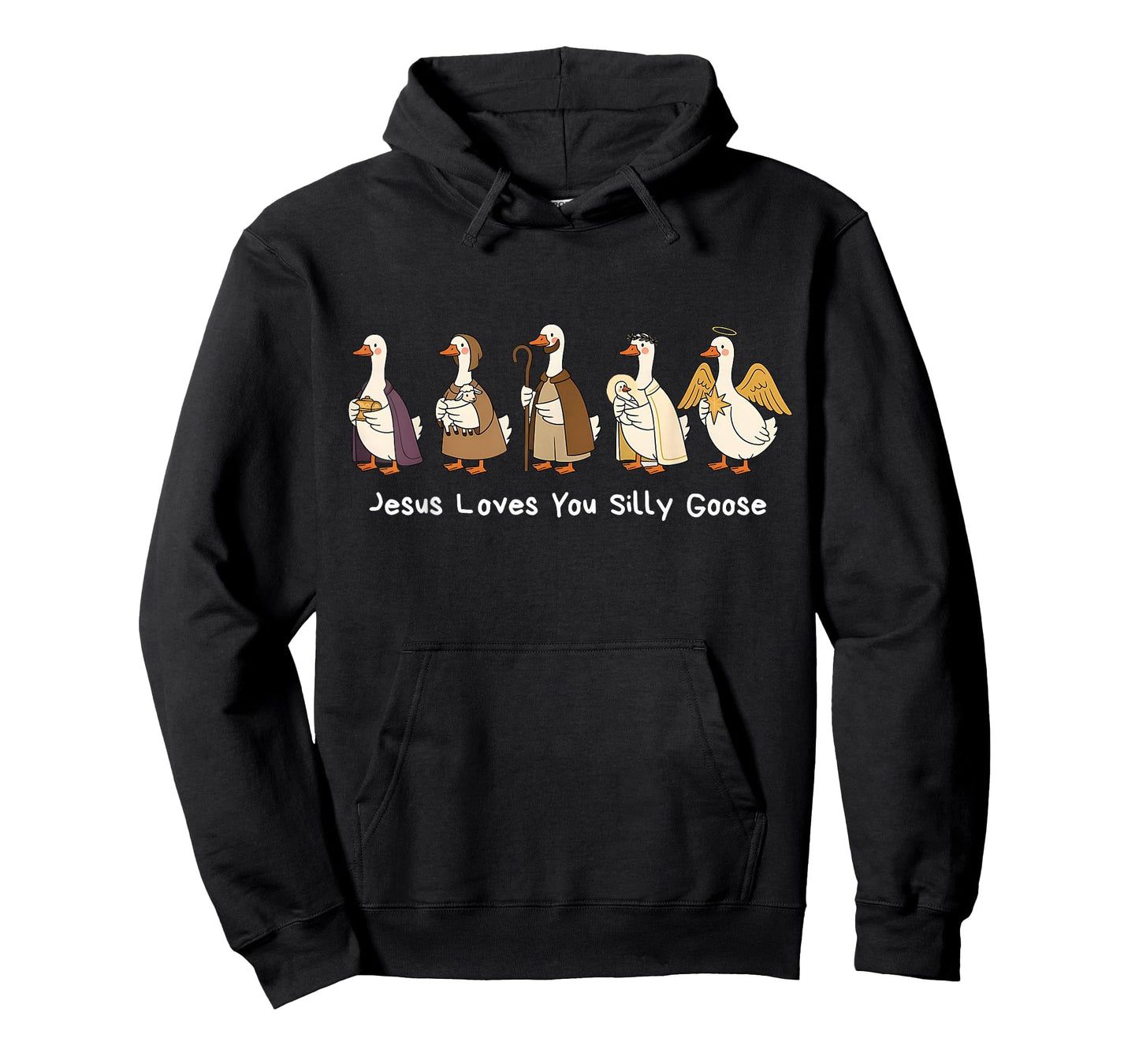 Jesus Loves You Silly Goose Faith Based Funny Meme Christian T-Shirt