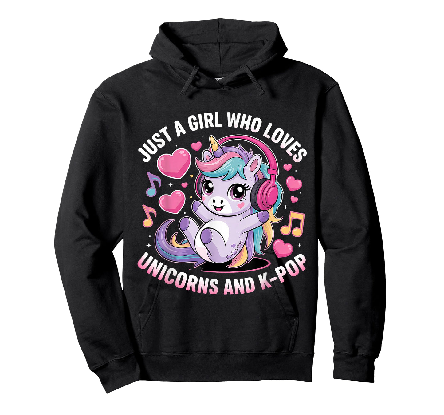 Just A Girl Who Loves Unicorns and K-Pop Girl K Pop Kpop T-Shirt