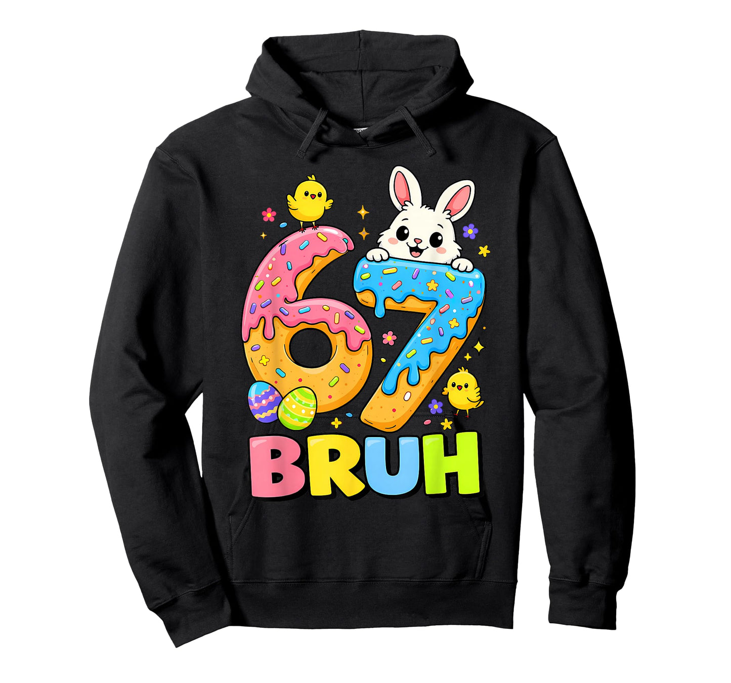 Six Seven Easter Kids Bunny 67 Easter Toddler Teens Boy Girl T-Shirt