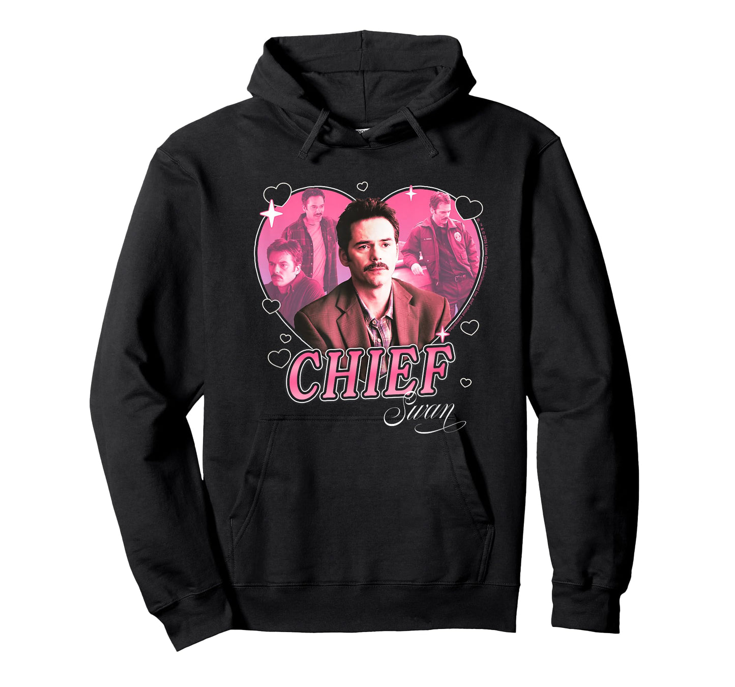 Twilight Chief Charlie Swan Hearts Dad Crush Movie T-Shirt