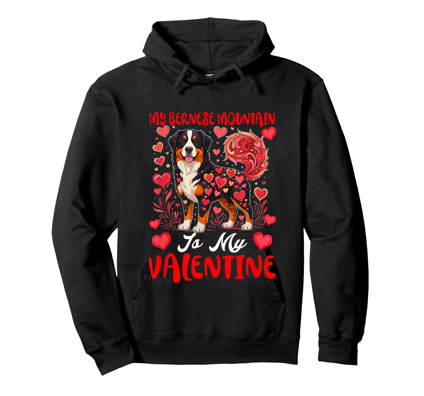 My Bernese Mountain is My Valentine Matching Dog Owner Kids T-Shirt