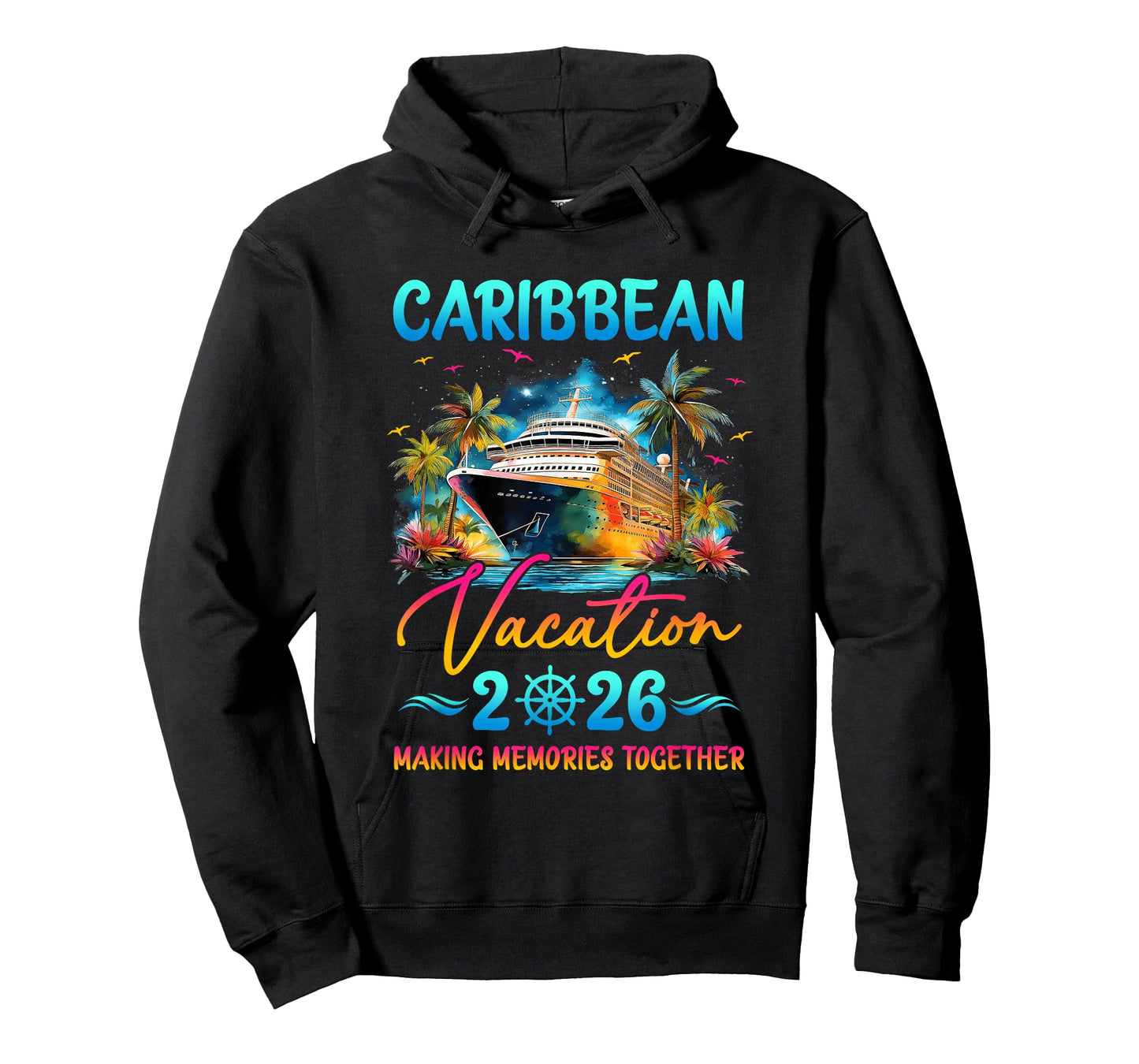 Caribbean Family Vacation 2026 Matching Group Summer T-Shirt