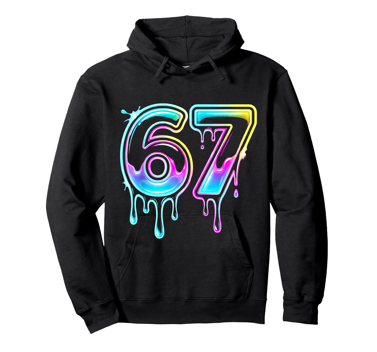 Six Seven Ice Cream Drip Cool Meme 67 Funny 6 7 Boys Youth T-Shirt
