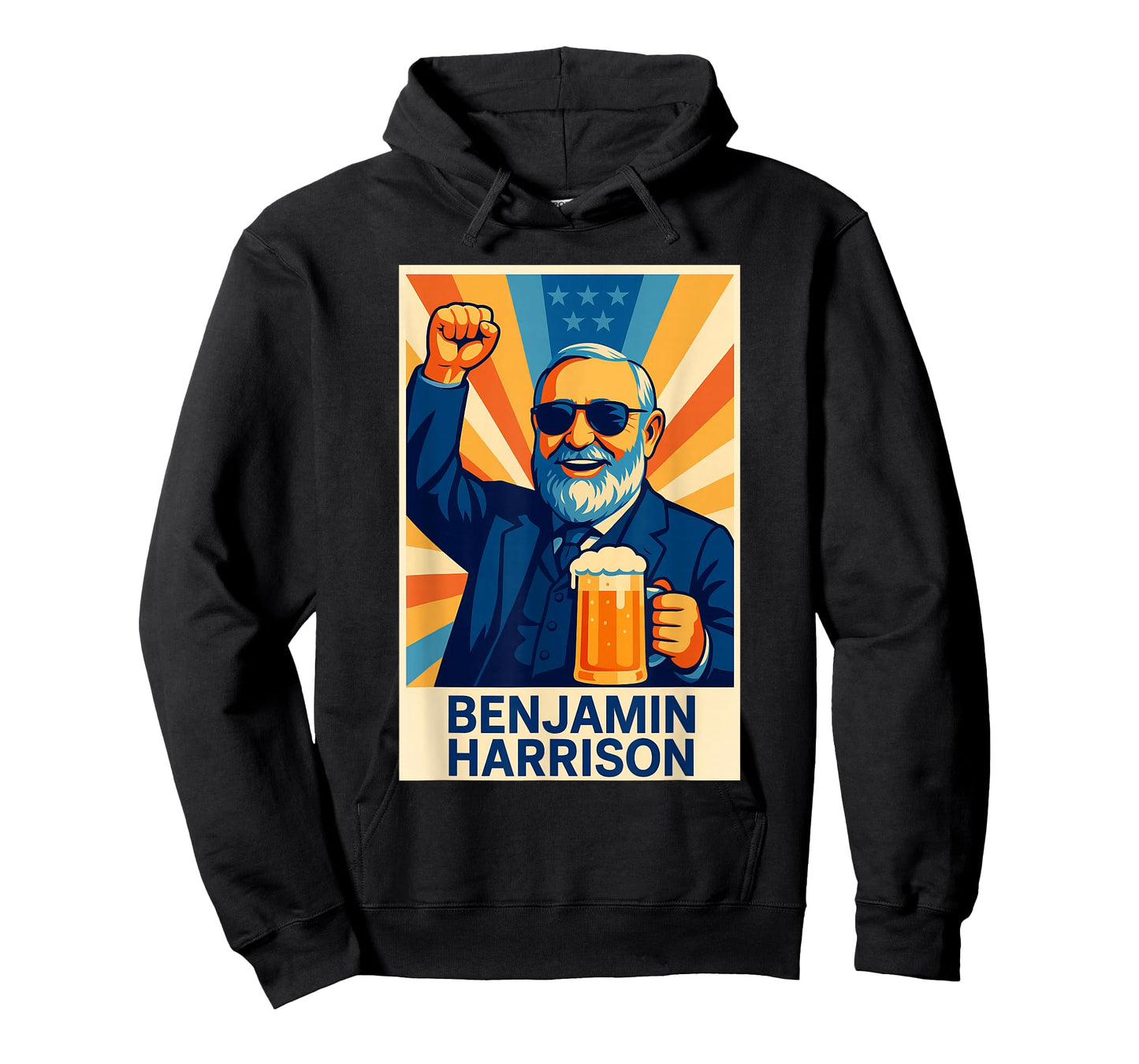 Benjamin Harrison Portrait T-Shirt