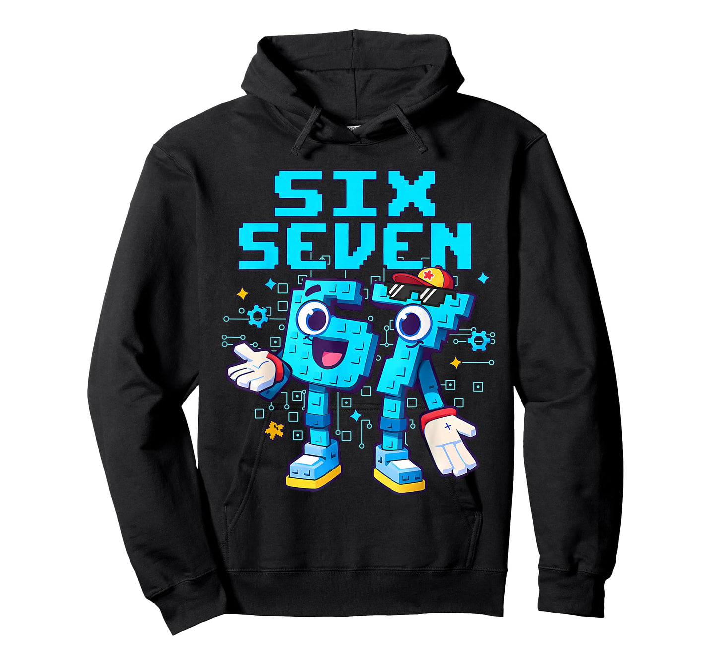 67 Six Seven 6-7 - Funny Italian Brainrot Kids Gaming Meme T-Shirt