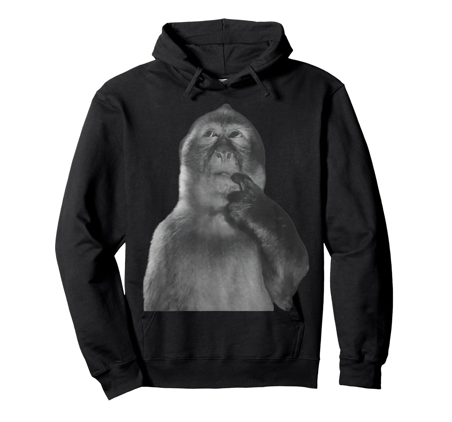 Funny Thinking Monkey Meme Curious Ape Brainrot T-Shirt