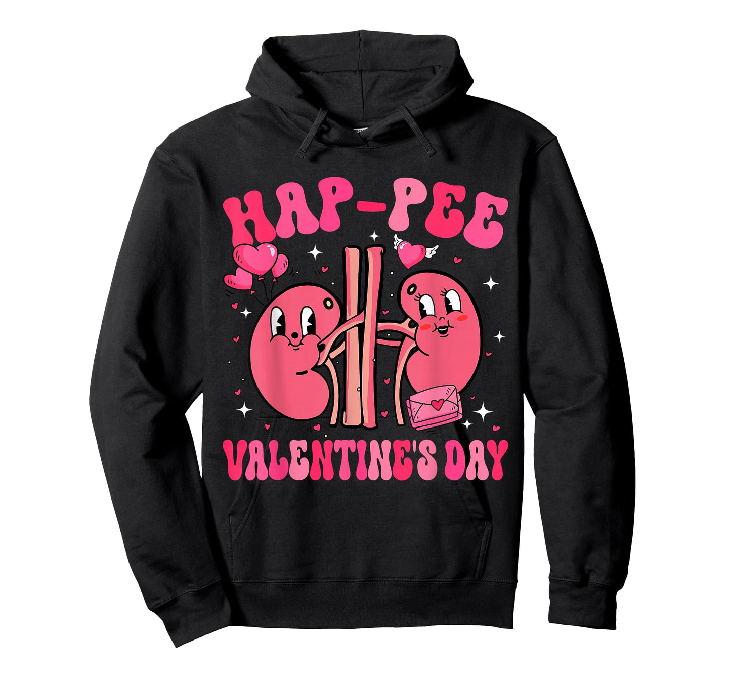 Retro Valentine Hap-Pee Kidney Urology Nurse Valentine's Day T-Shirt