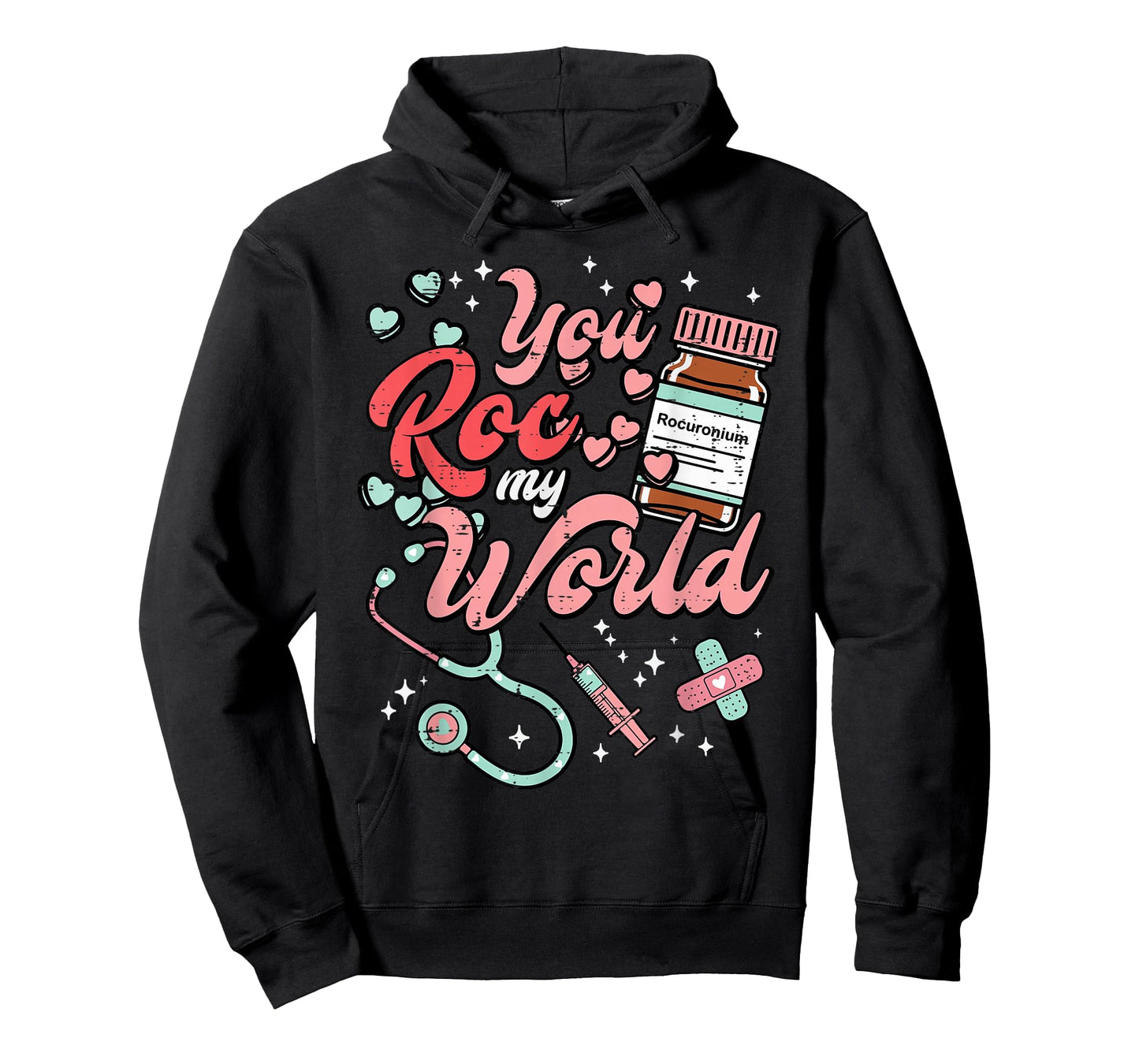 Valentines Day Nurse You ROC My World Scrub Top Women Men T-Shirt