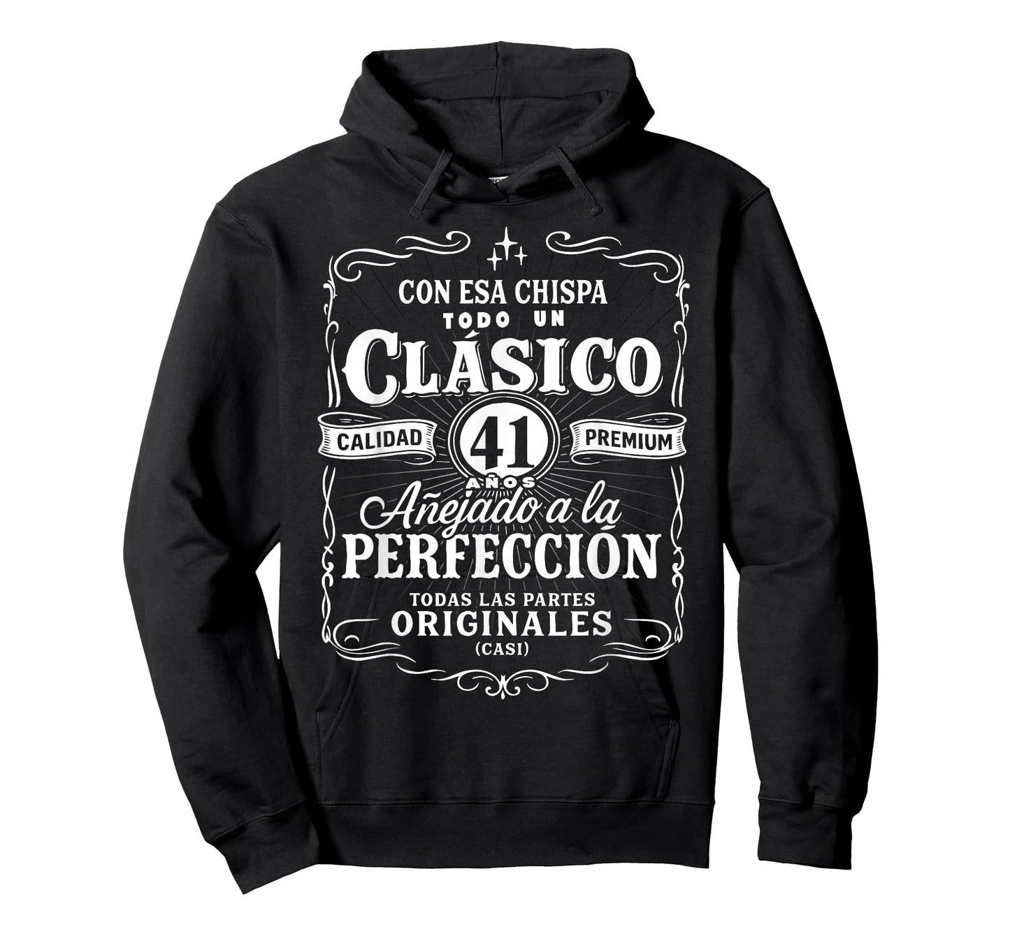 Vintage 41st Birthday Men Funny Cumpleaños 41 Spanish Gag T-Shirt