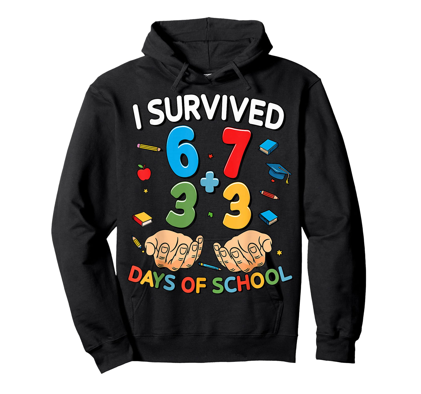 I Survived 67 33 Days of School 100th Day of School Teacher T-Shirt