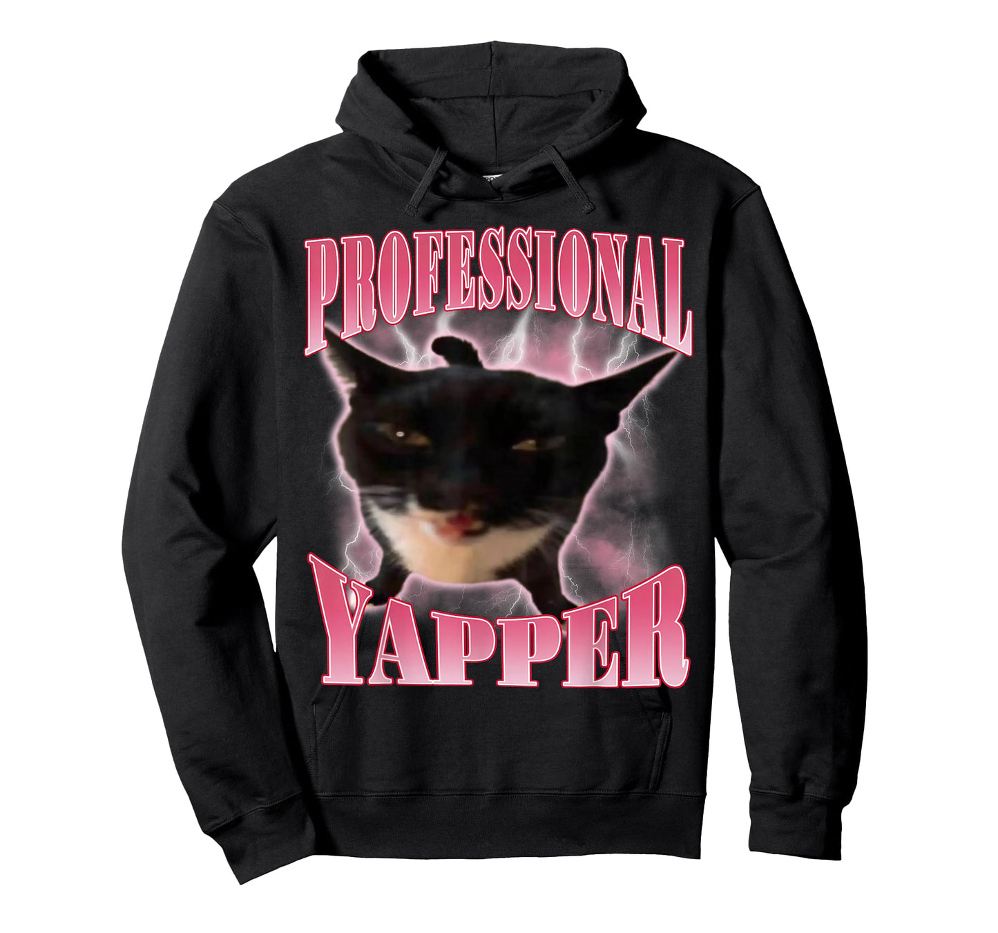 Professional Yapper Cat Funny Oddly Specific Dank Meme T-Shirt