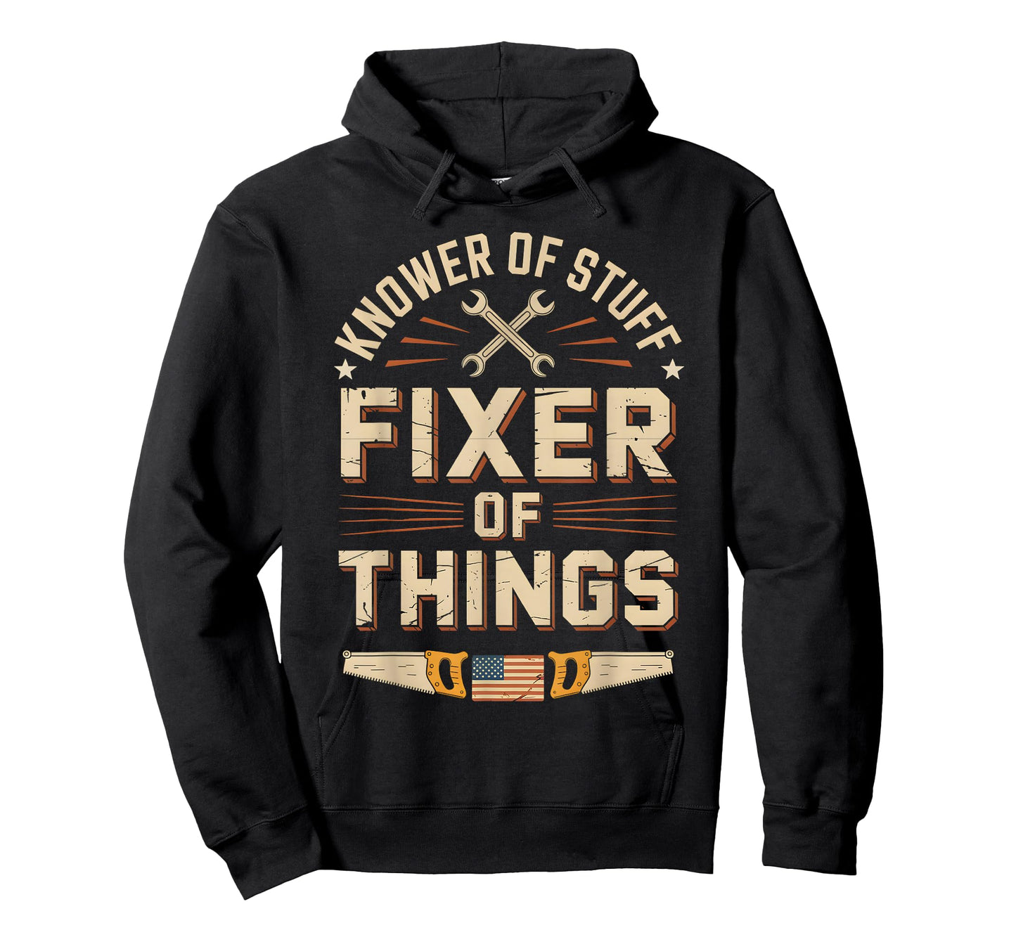 Vintage Knower of Stuff Fixer of Things Funny Dad T-Shirt