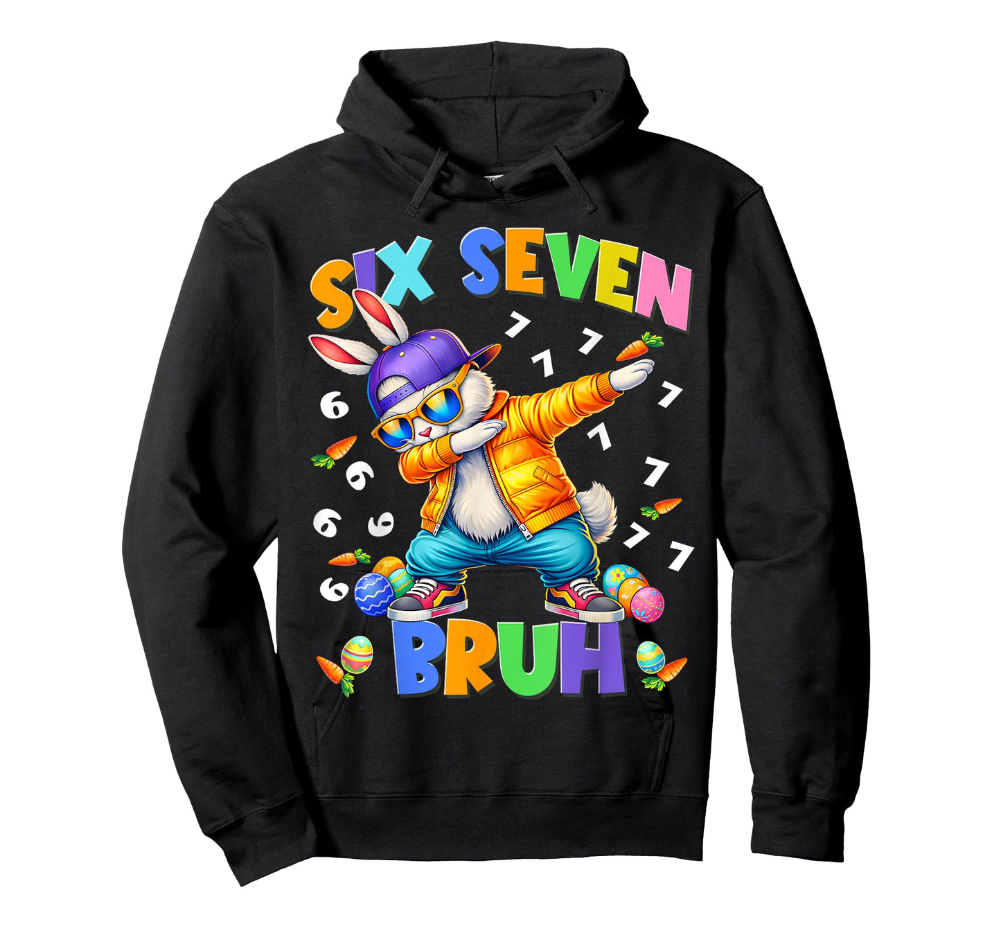 Bruh Happy Easter Bunny Dabbing Rabbit Men Boy Kid T-Shirt