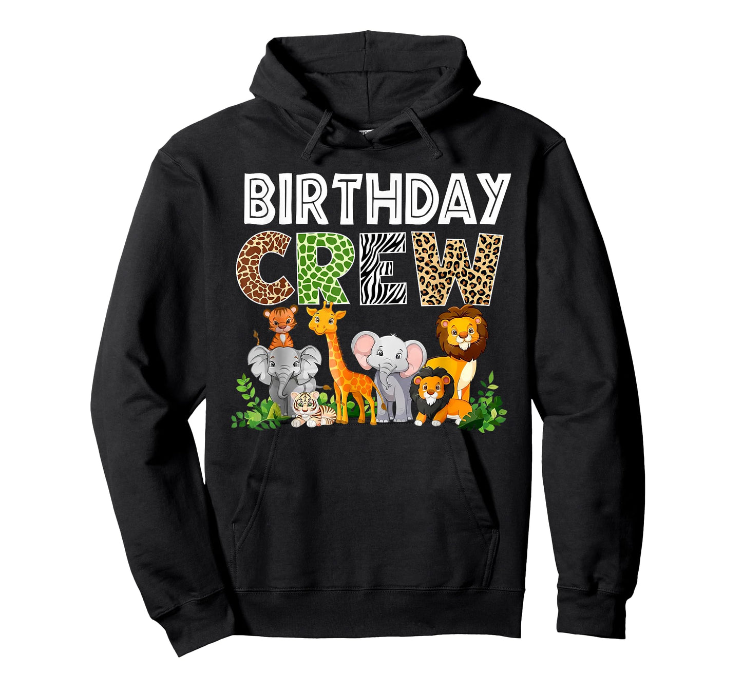 Birthday Crew Zoo Lover Wild B-Day Safari Jungle Animal T-Shirt